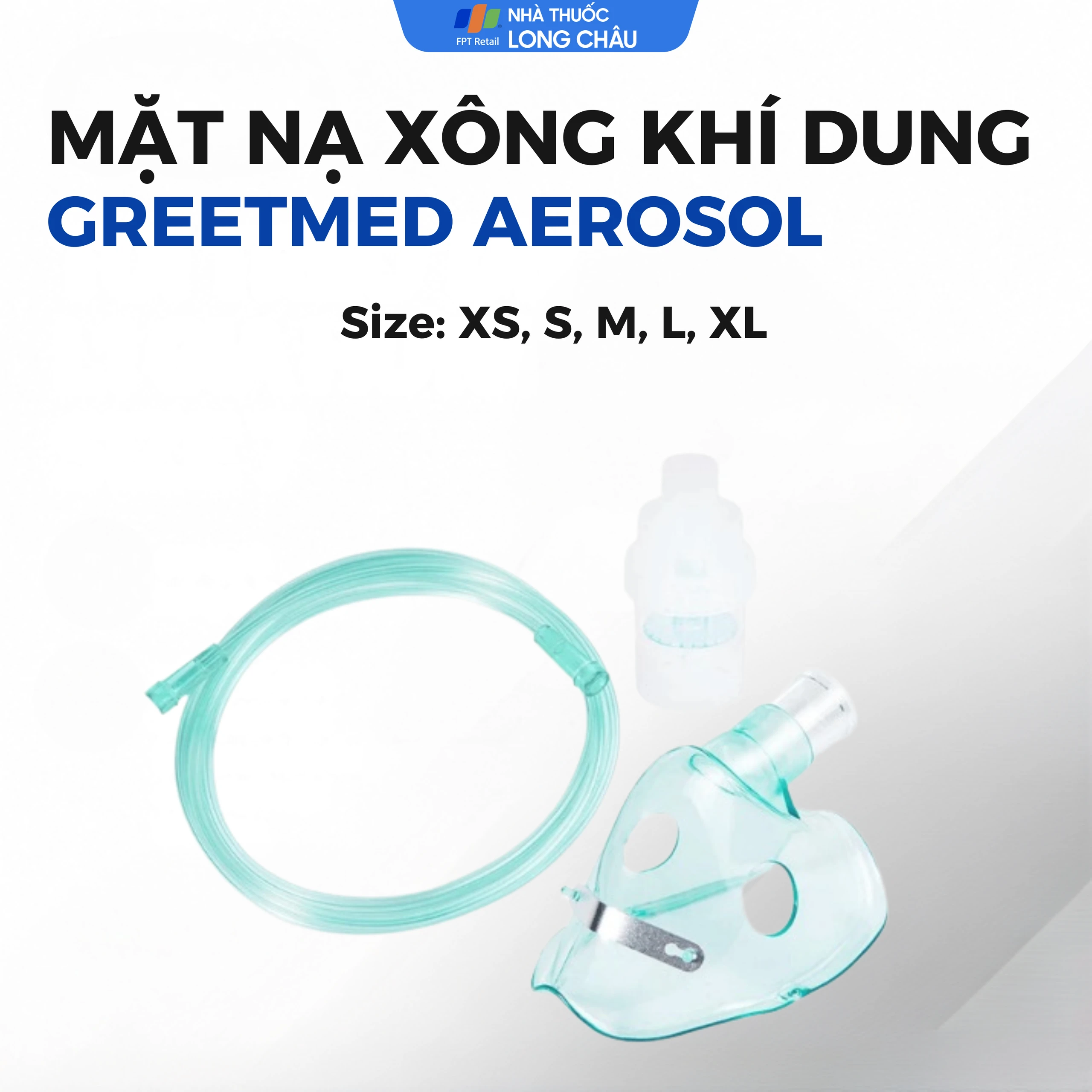 Mặt nạ xông khí dung Greetmed Aerosol size XL 5
