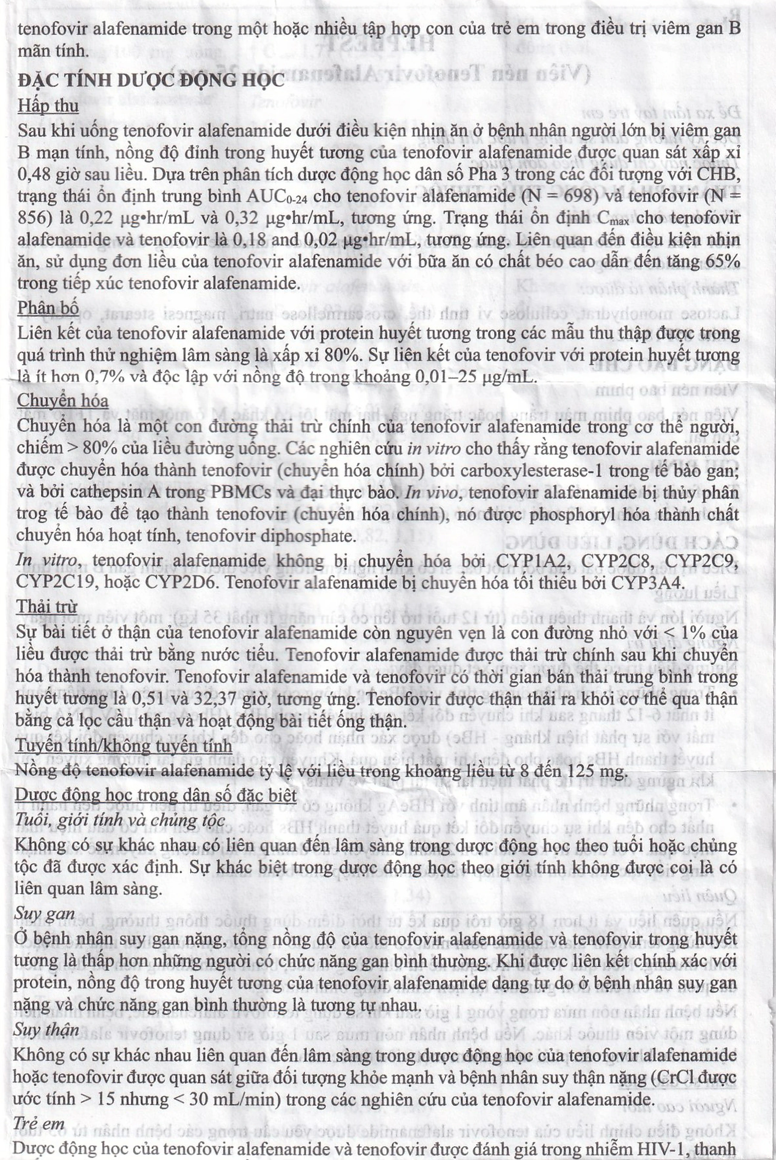 Thuốc Hepbest 25mg điều trị nhiễm virus viêm gan B mạn tính (30 viên)