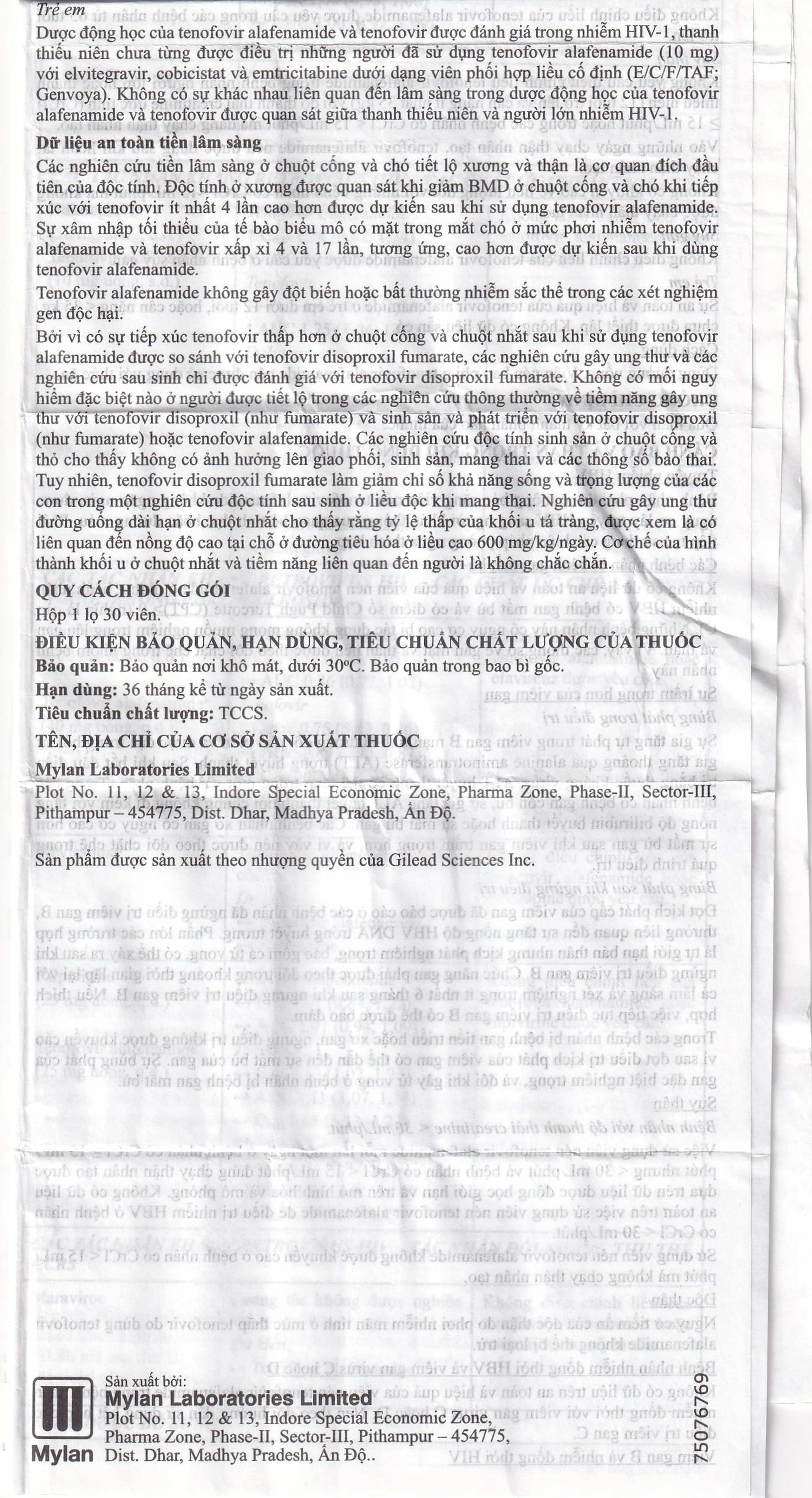 Thuốc Hepbest 25mg điều trị nhiễm virus viêm gan B mạn tính (30 viên)