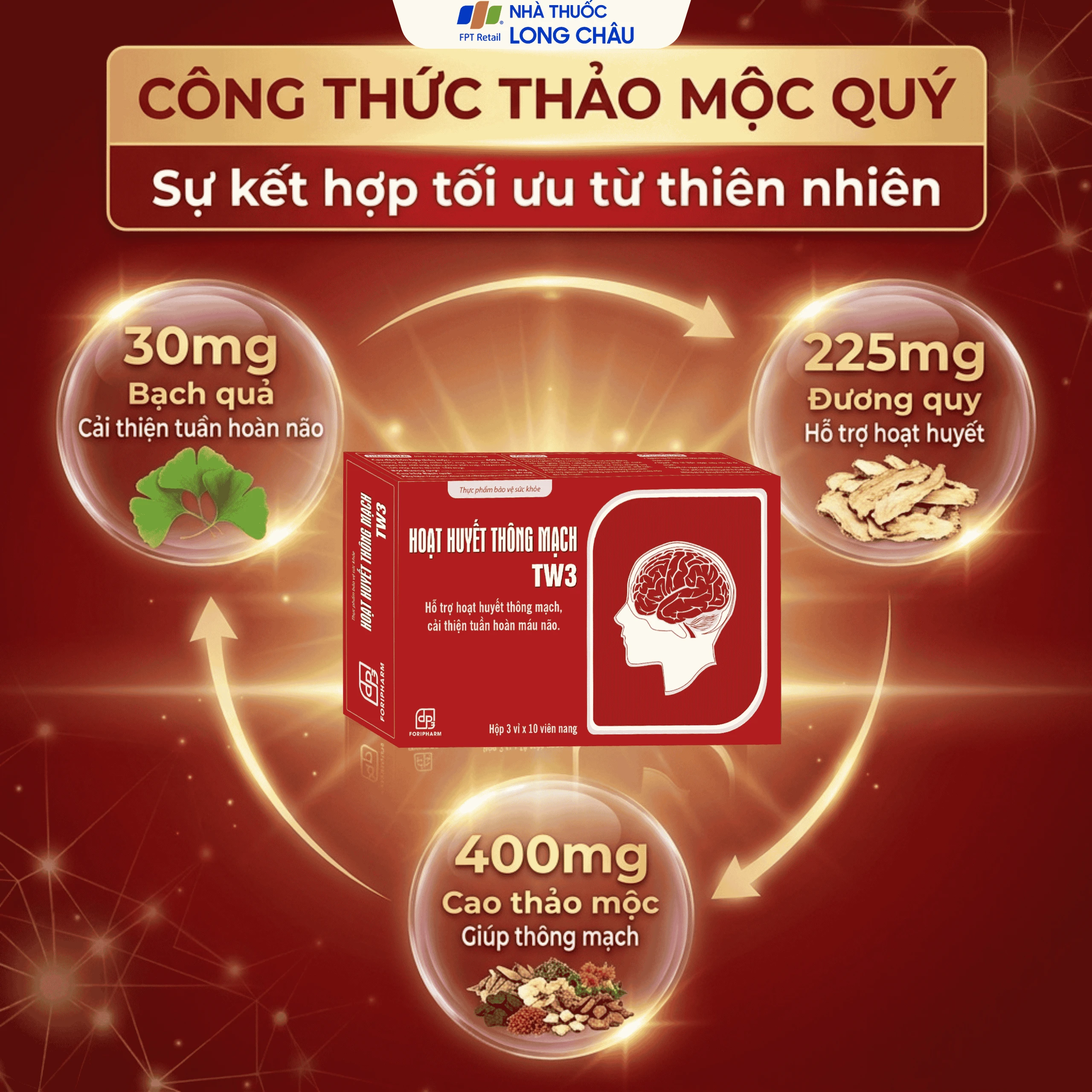 Viên Hoạt Huyết Thông Mạch TW3 (3 vỉ x 10 viên) 4