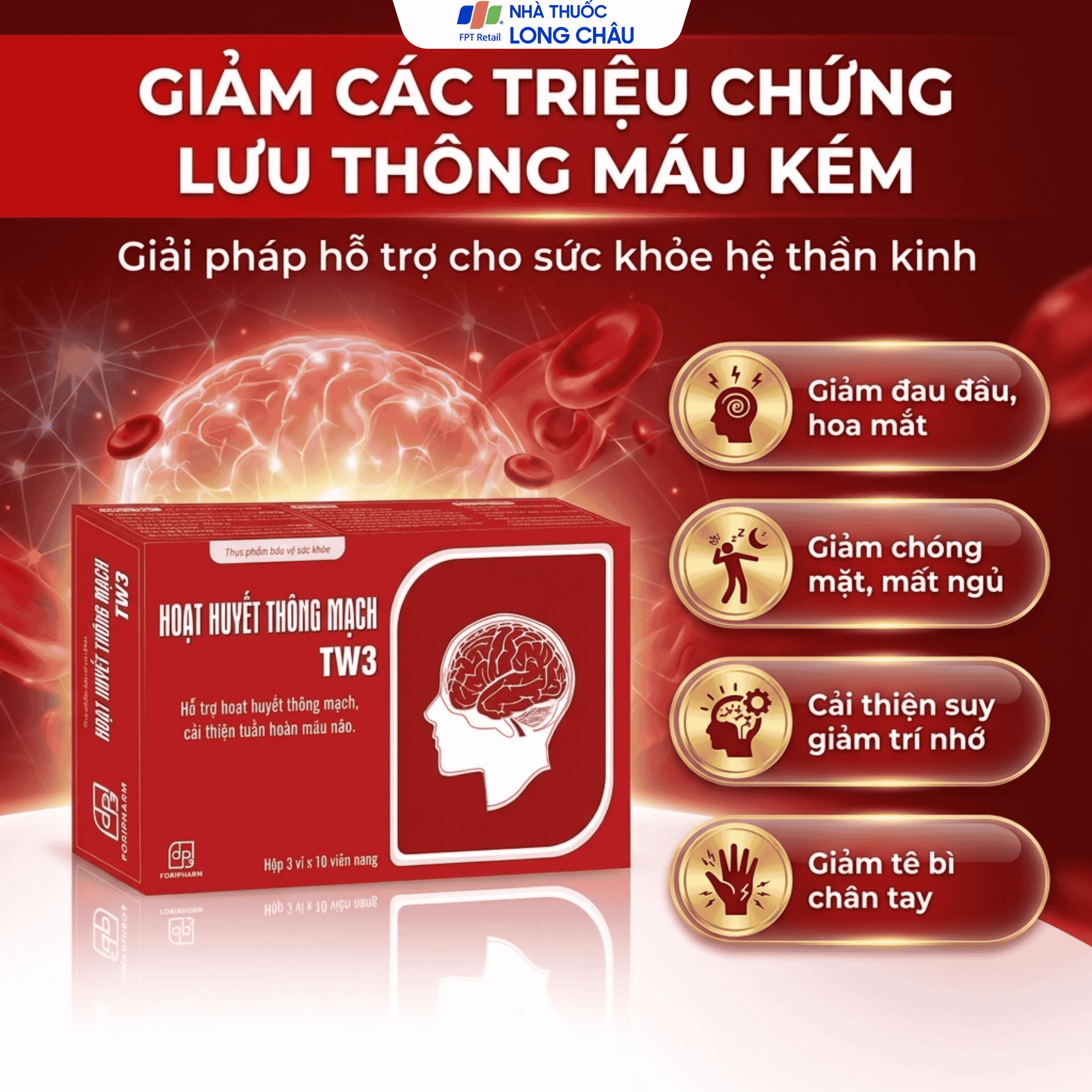 Viên Hoạt Huyết Thông Mạch TW3 (3 vỉ x 10 viên) 3