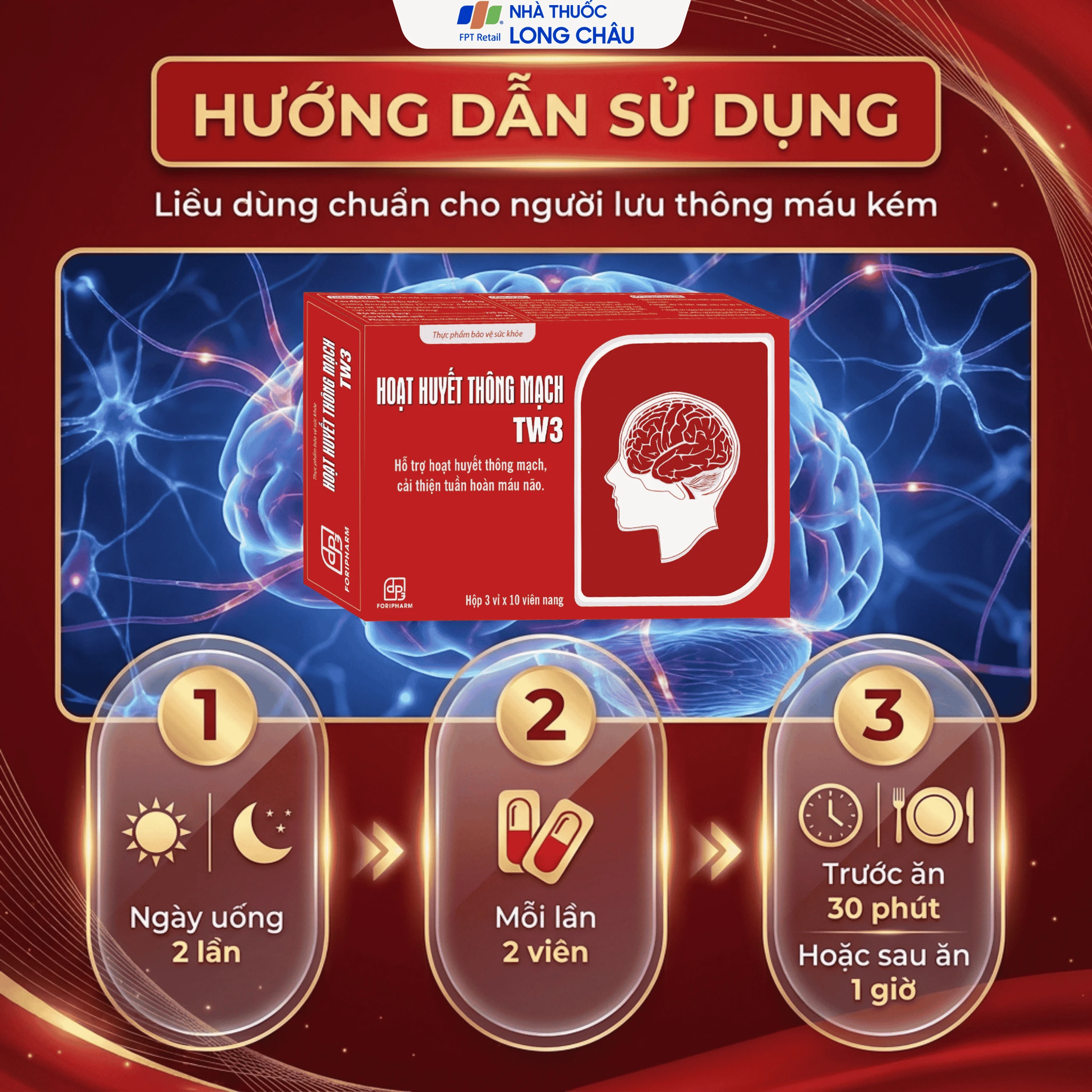 Viên Hoạt Huyết Thông Mạch TW3 (3 vỉ x 10 viên) 5