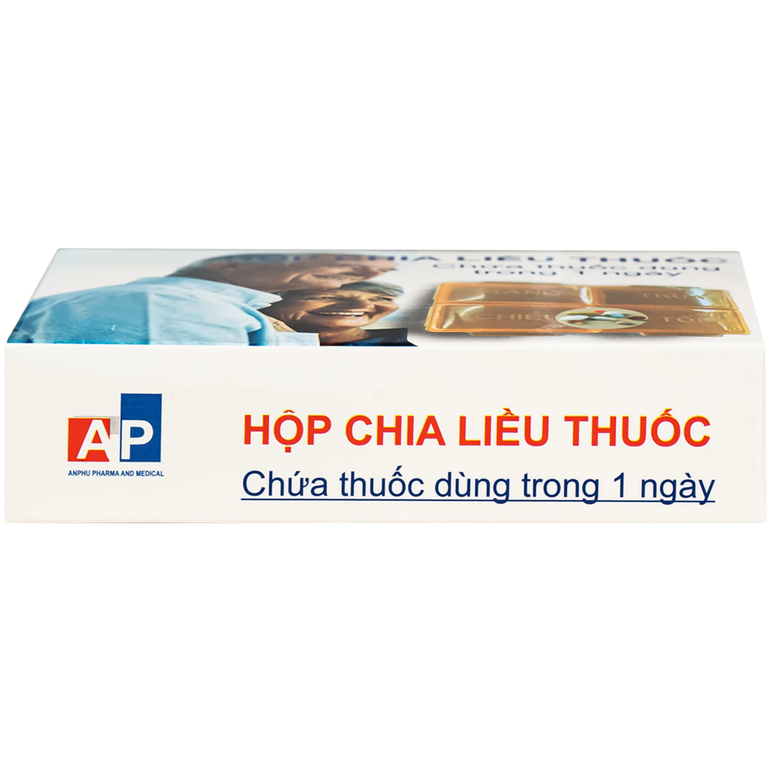 Hộp Chia Liều Thuốc Ngày 4 Ngăn An Phú 4