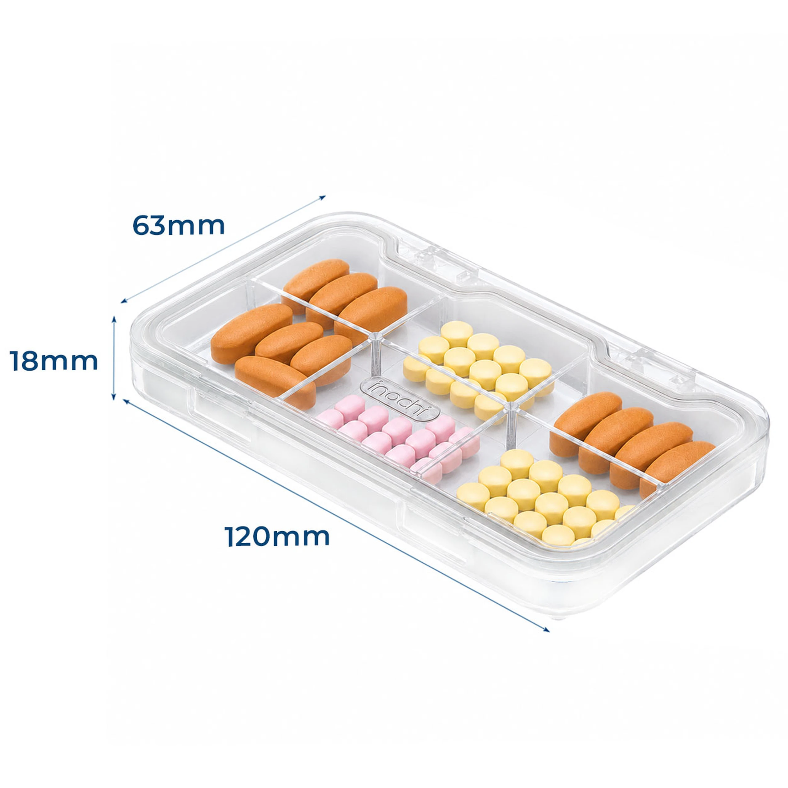 Hộp phân liều thuốc 6 Ngăn Inochi Okina 11