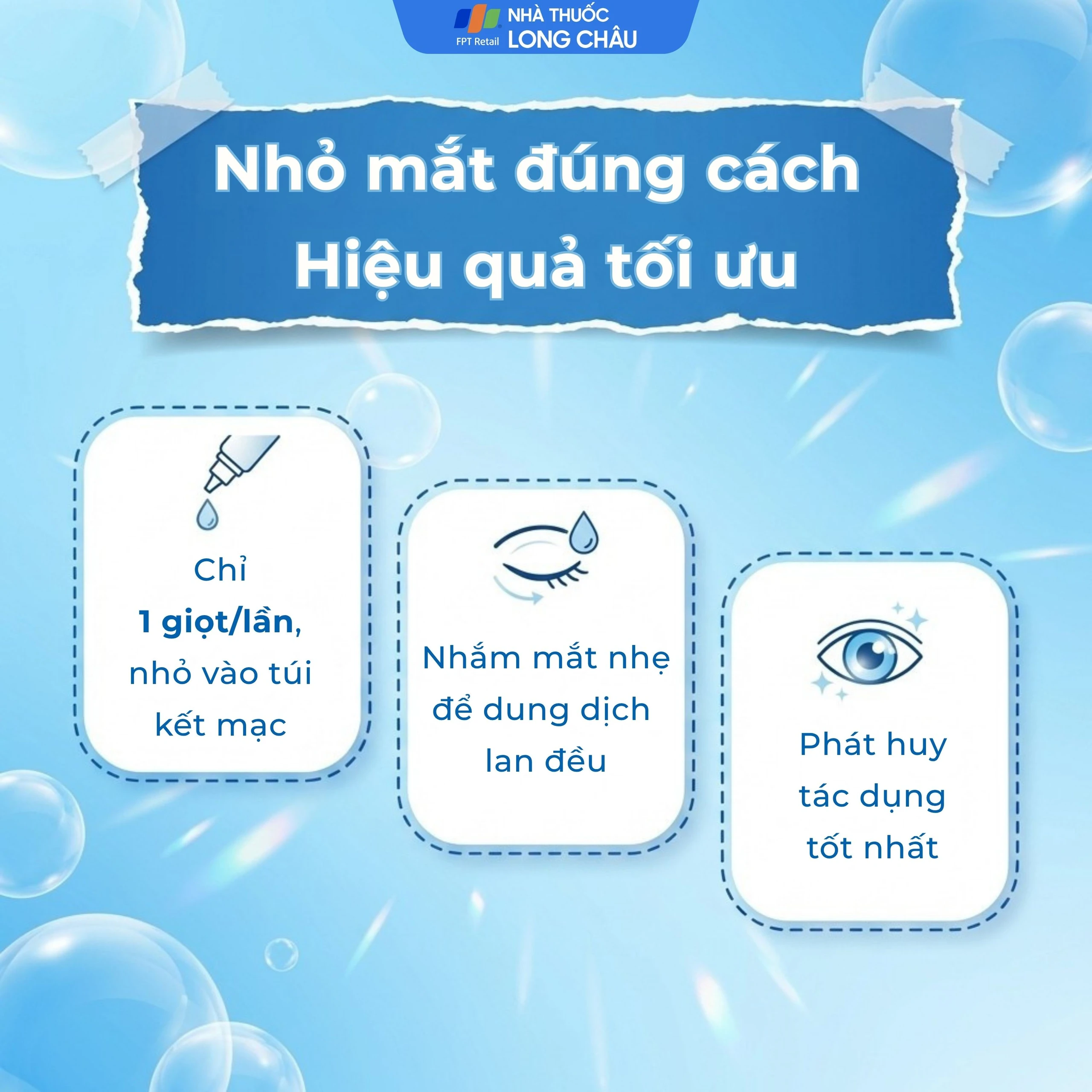 Nhỏ mắt Hycob 10ml giúp bôi trơn, tạo độ ẩm, giảm khô và mỏi mắt