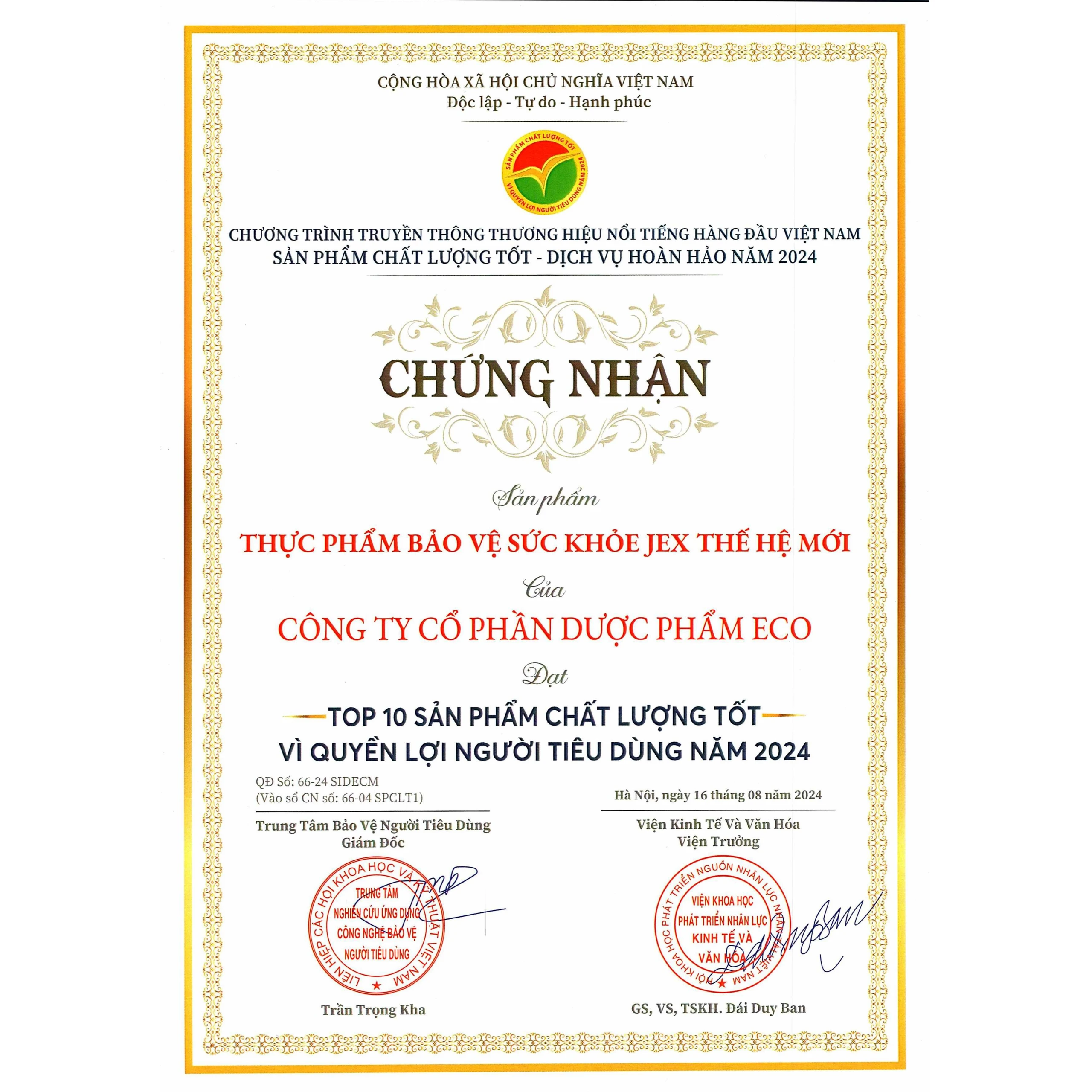 Viên hỗ trợ giảm đau trong thoái hoá khớp viêm khớp Ecogreen Jex Natural (60 viên) 6
