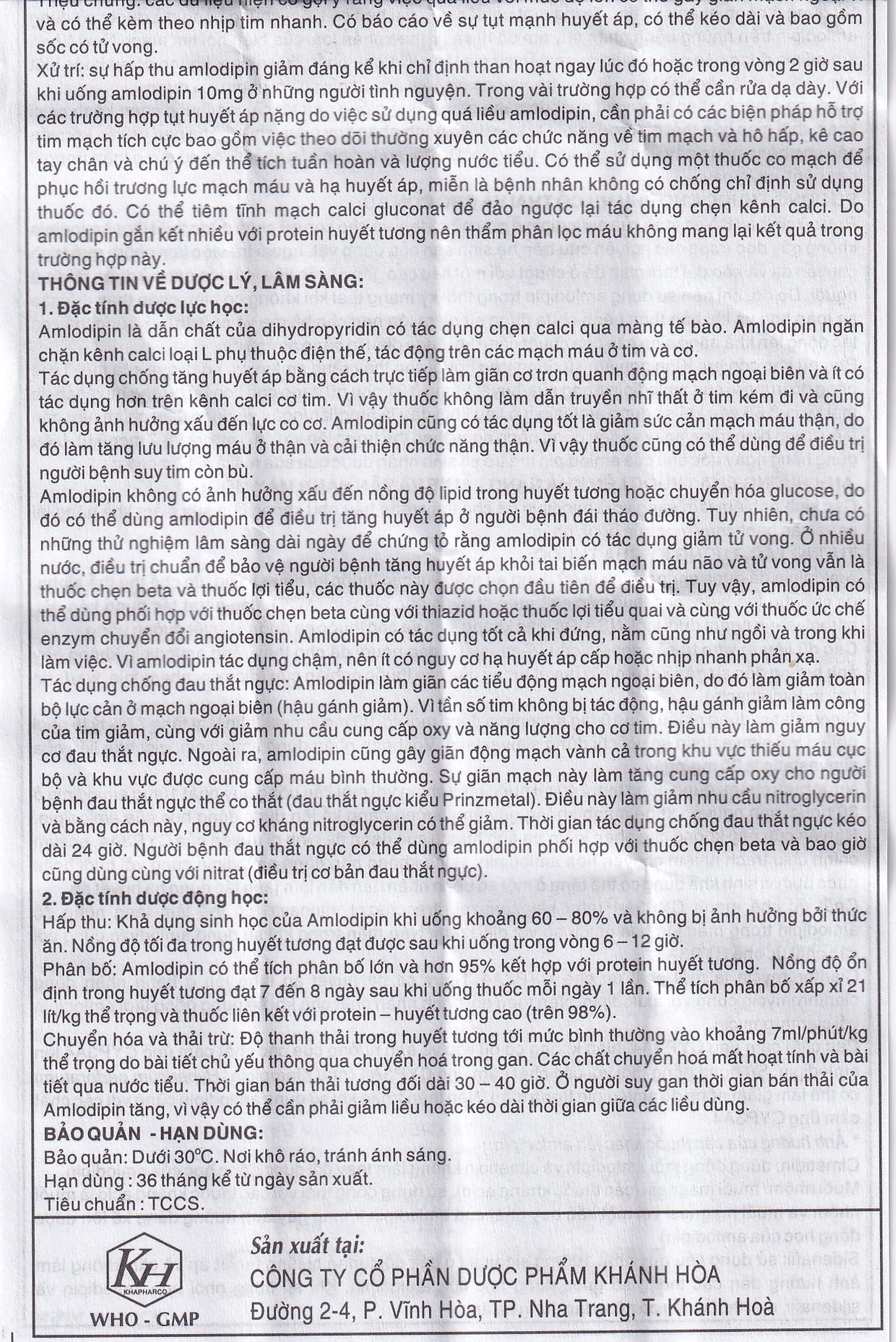 Thuốc Kavasdin 5 Khánh Hòa hỗ trợ điều trị tăng huyết áp (10 vỉ x 10 viên)