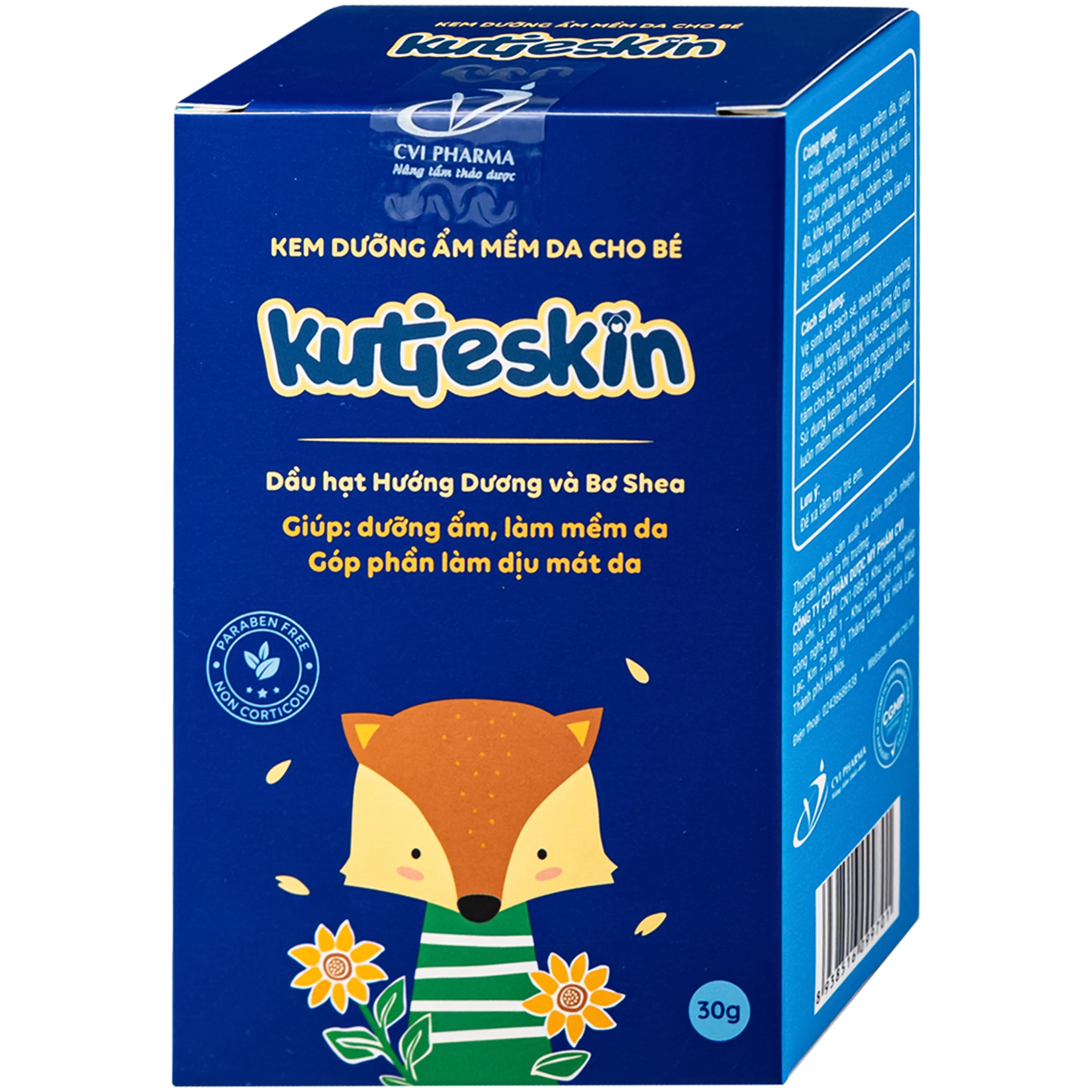 Kem bôi cho bé Kutieskin giúp dưỡng ẩm, mềm da (30g) 3