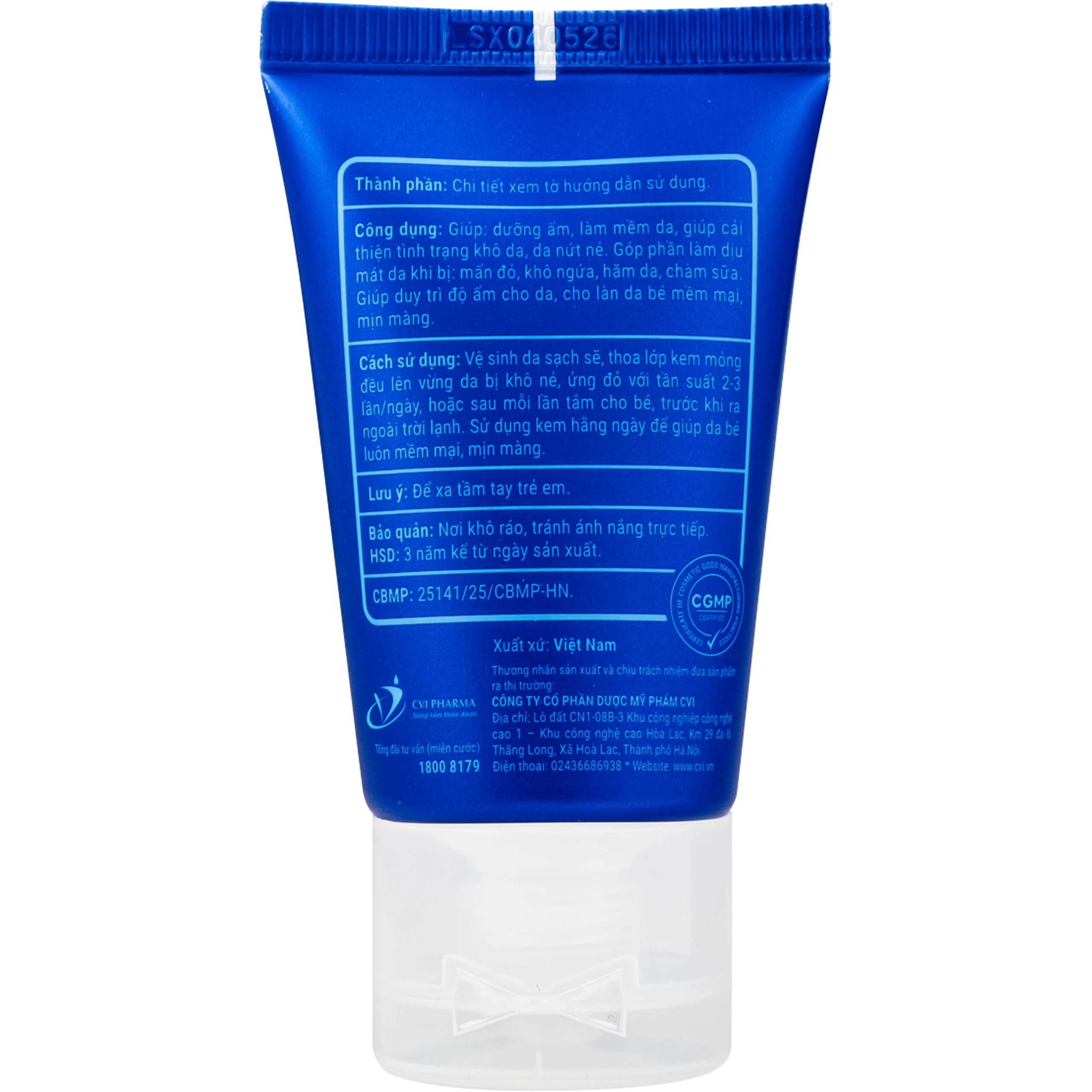 Kem bôi cho bé Kutieskin giúp dưỡng ẩm, mềm da (30g) 7