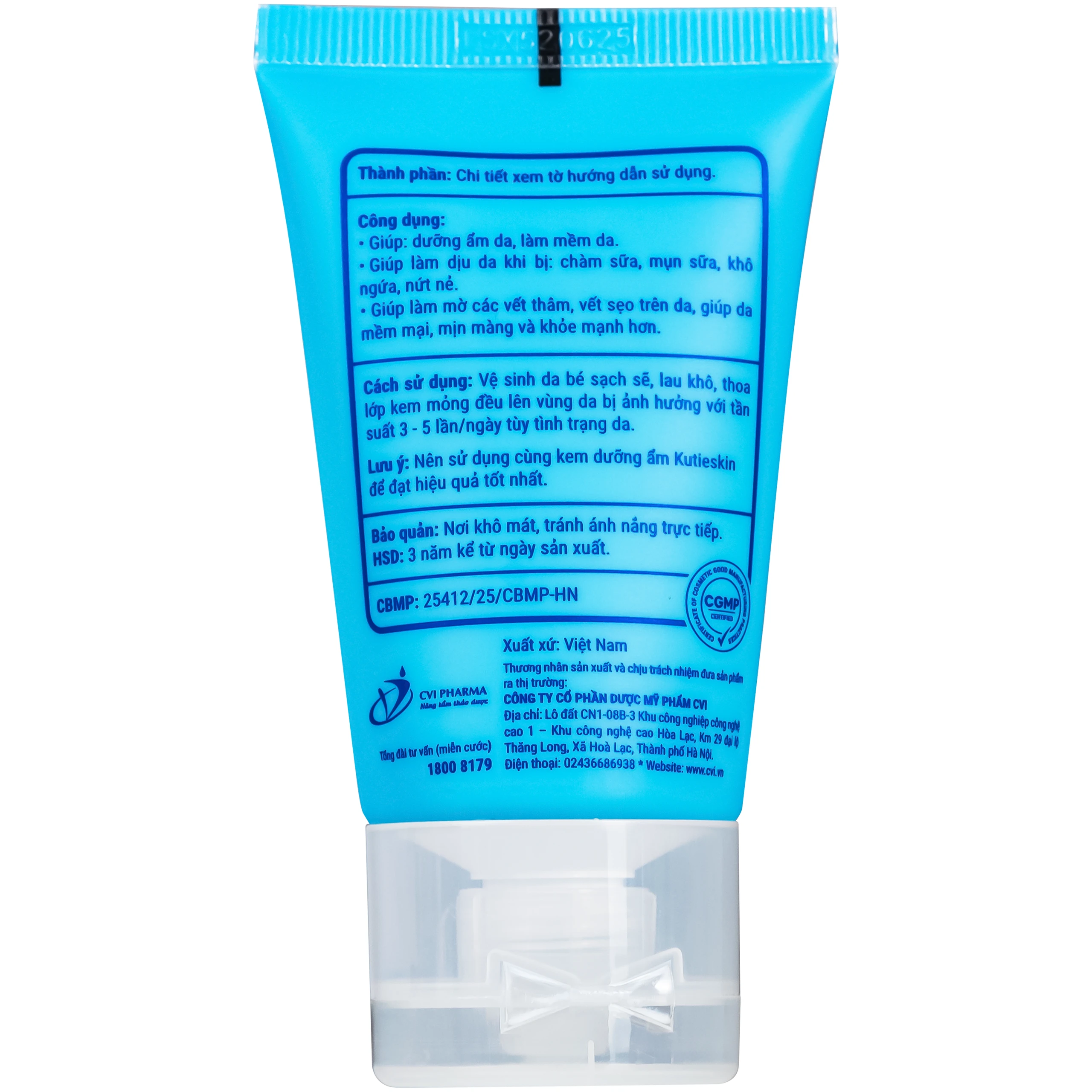 Kem bôi Kutieskin hỗ trợ cải thiện tình trạng chàm sữa và dưỡng ẩm cho da bé (30g) 6