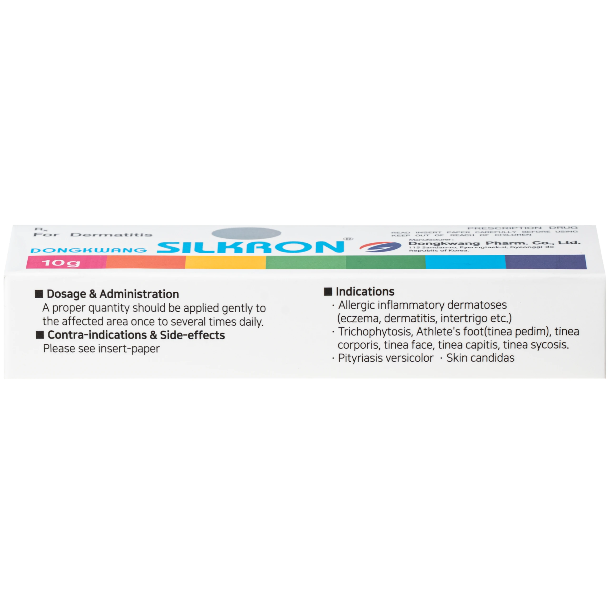 Kem bôi da SILKRON Dongkwang điều trị nhiễm khuẩn, nhiễm nấm (10g) 4