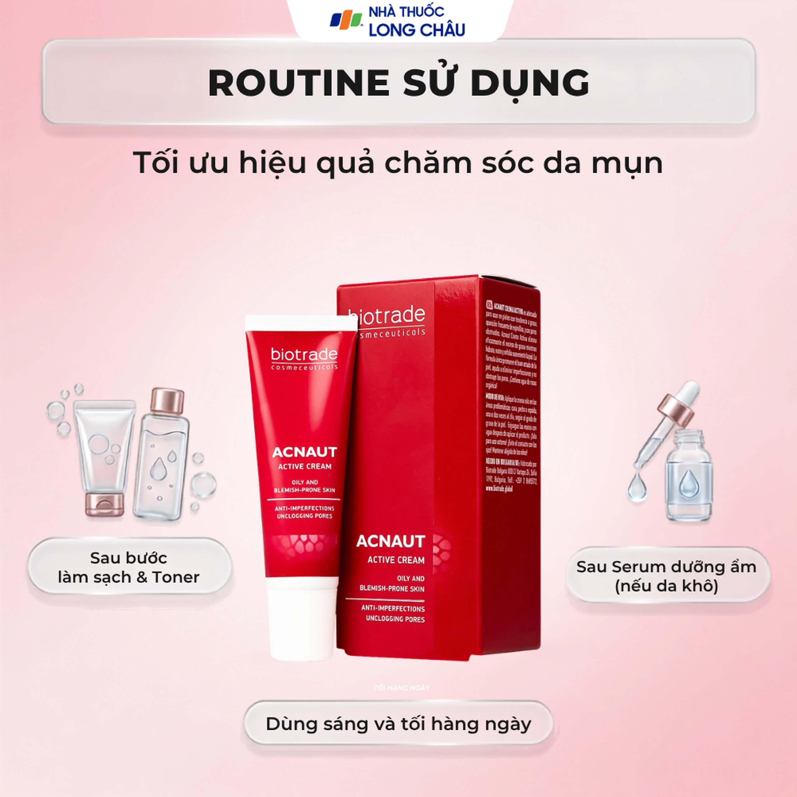 Kem bôi Biotrade Acnaut Active Cream hỗ trợ cải thiện mụn viêm (15ml) 7