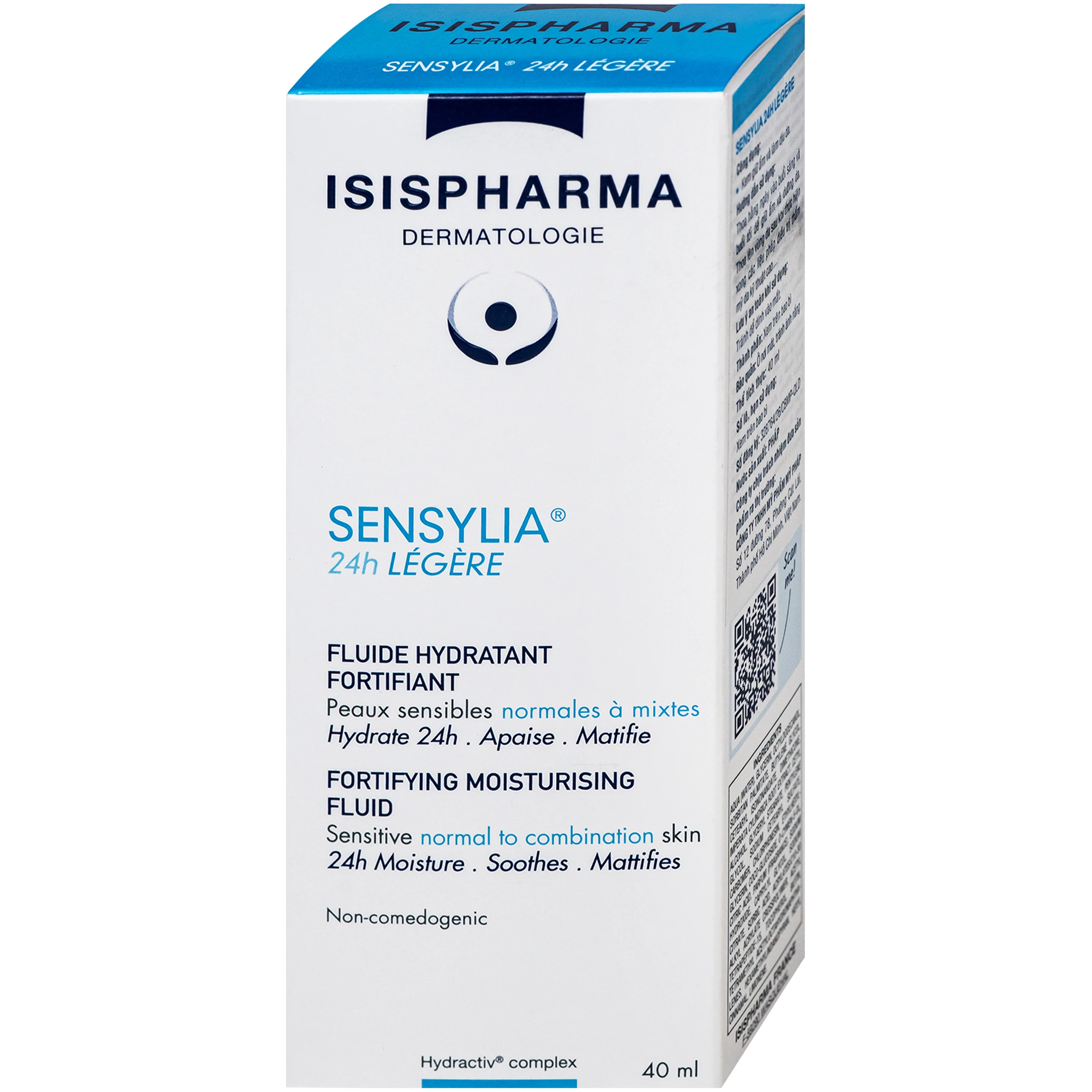 Kem bôi dịu da, dưỡng ẩm ISIS Pharma Sensylia 24h Légère 40ml 6