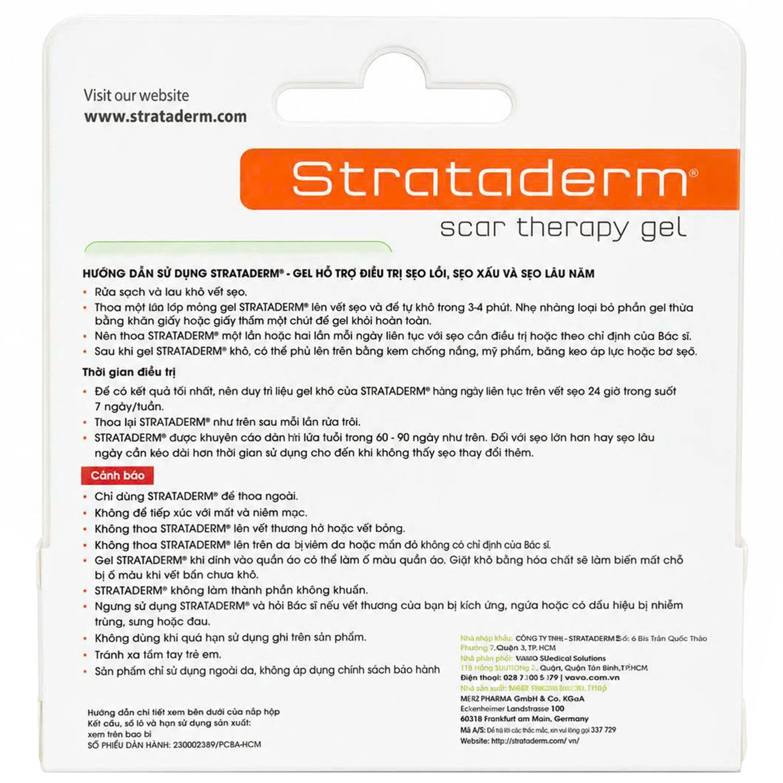 Kem bôi sẹo lồi, sẹo lâu năm Strataderm 5g 4