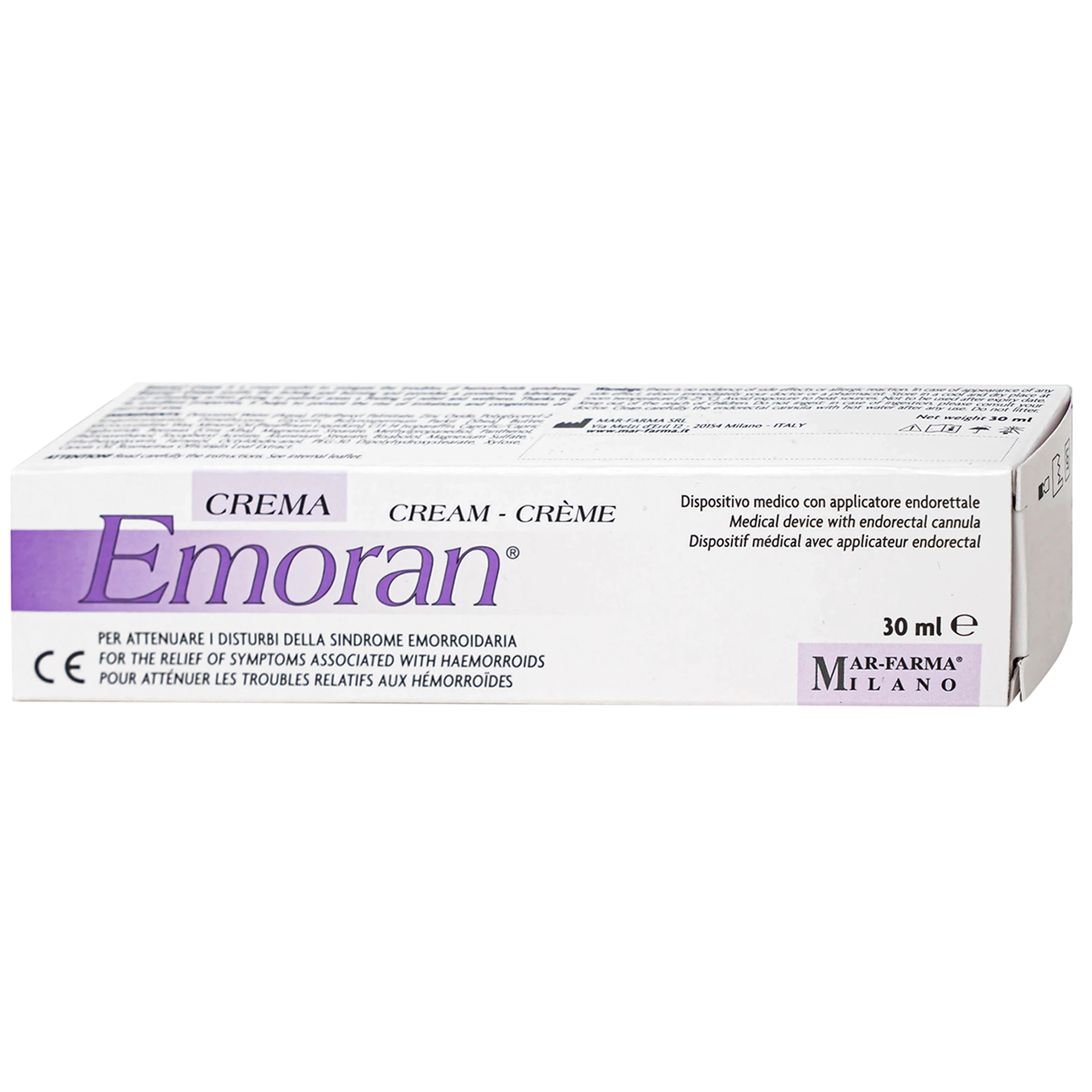 Kem bôi trĩ Emoran 30ml hỗ trợ điều trị trĩ và viêm trực tràng