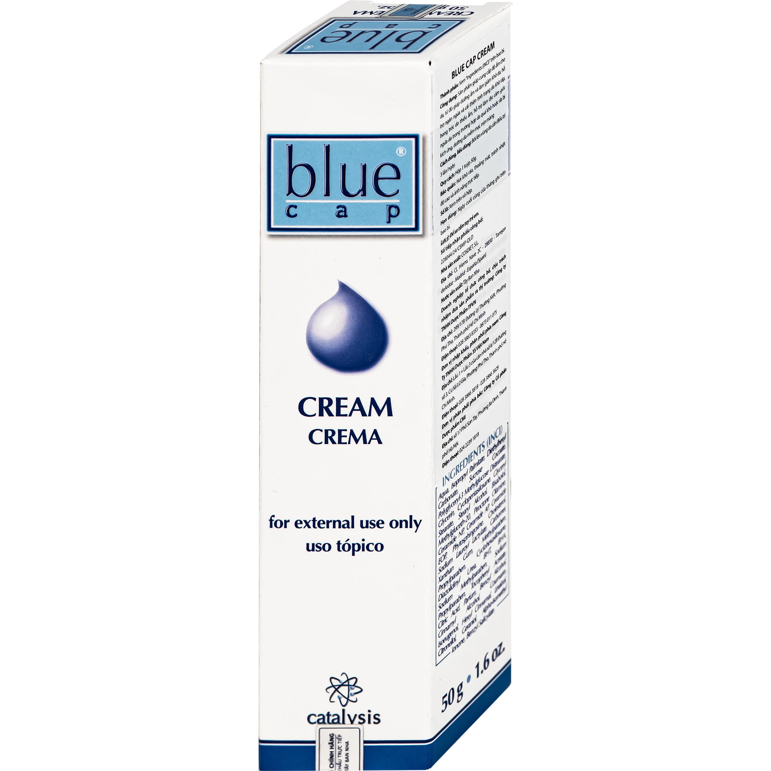 Kem bôi viêm da cơ địa, vẩy nến blue cap cream (50g) 2