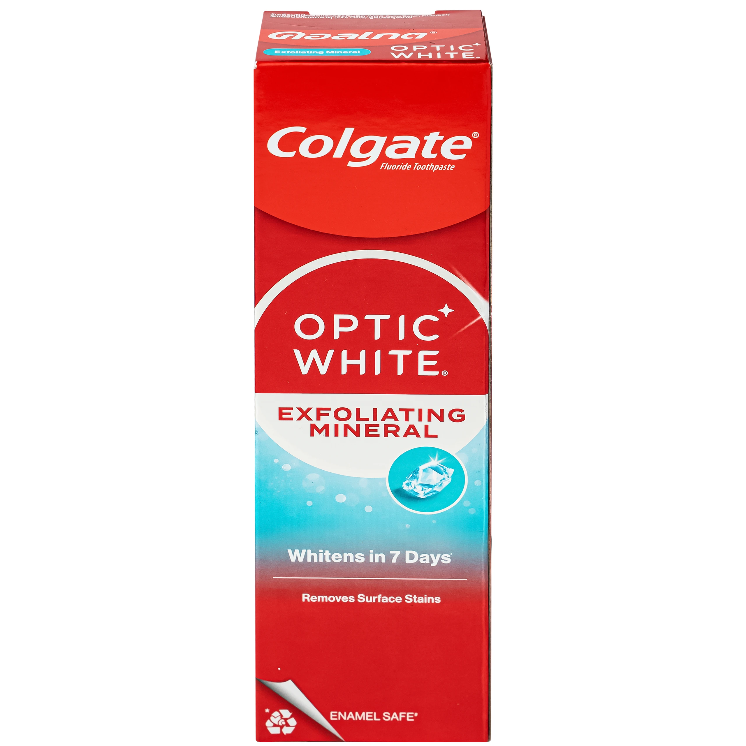 Kem đánh răng Colgate Optic White EXFOLIATING MINERAL 100g 2