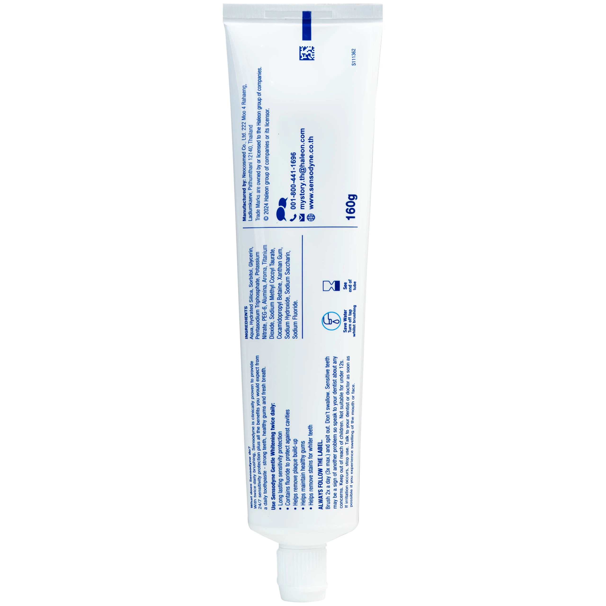 Kem đánh răng Sensodyne gentle whitening làm trắng răng (160g) 7