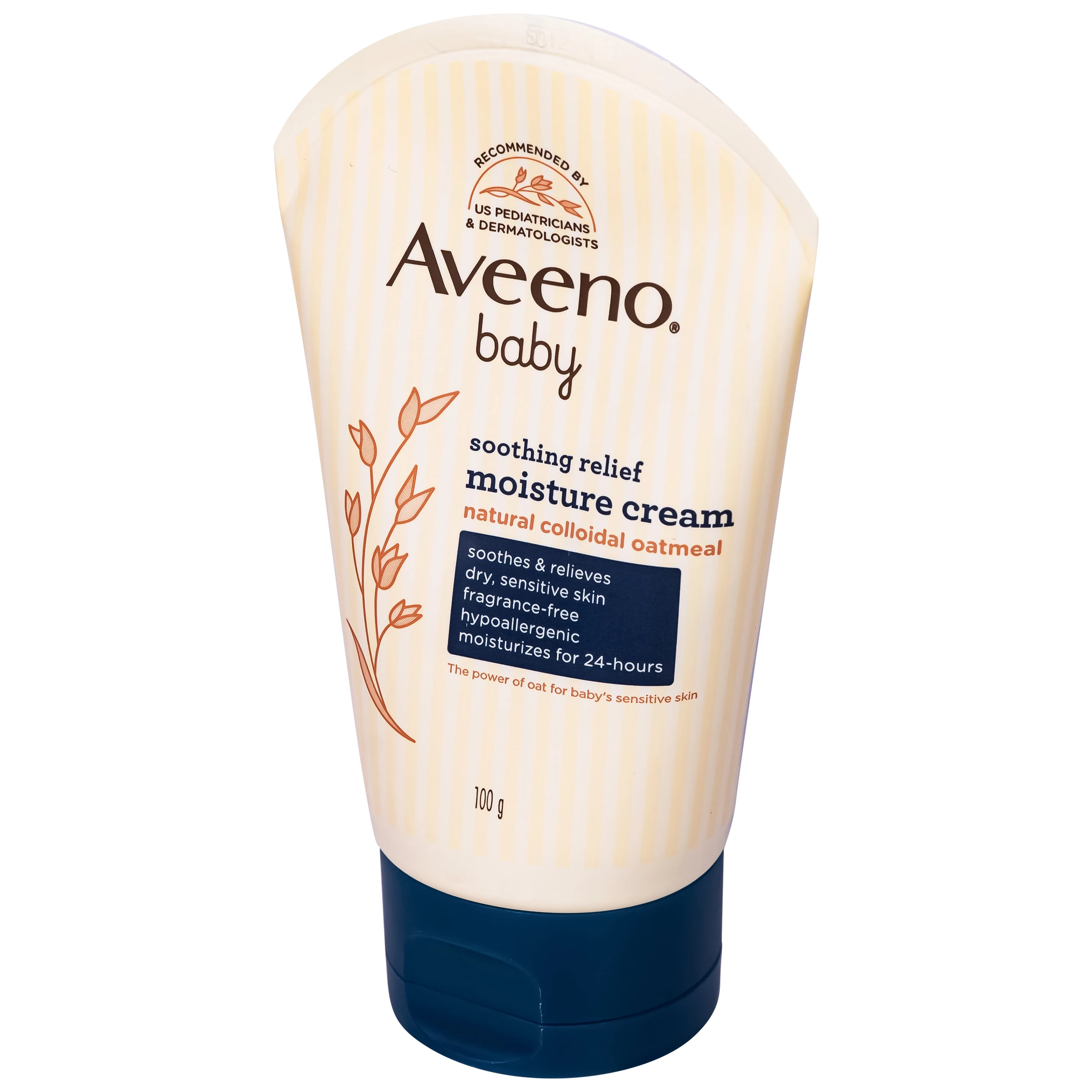 Kem dưỡng ẩm cho da khô ngứa và nhạy cảm Aveeno baby soothing relief moisture cream 100g 3