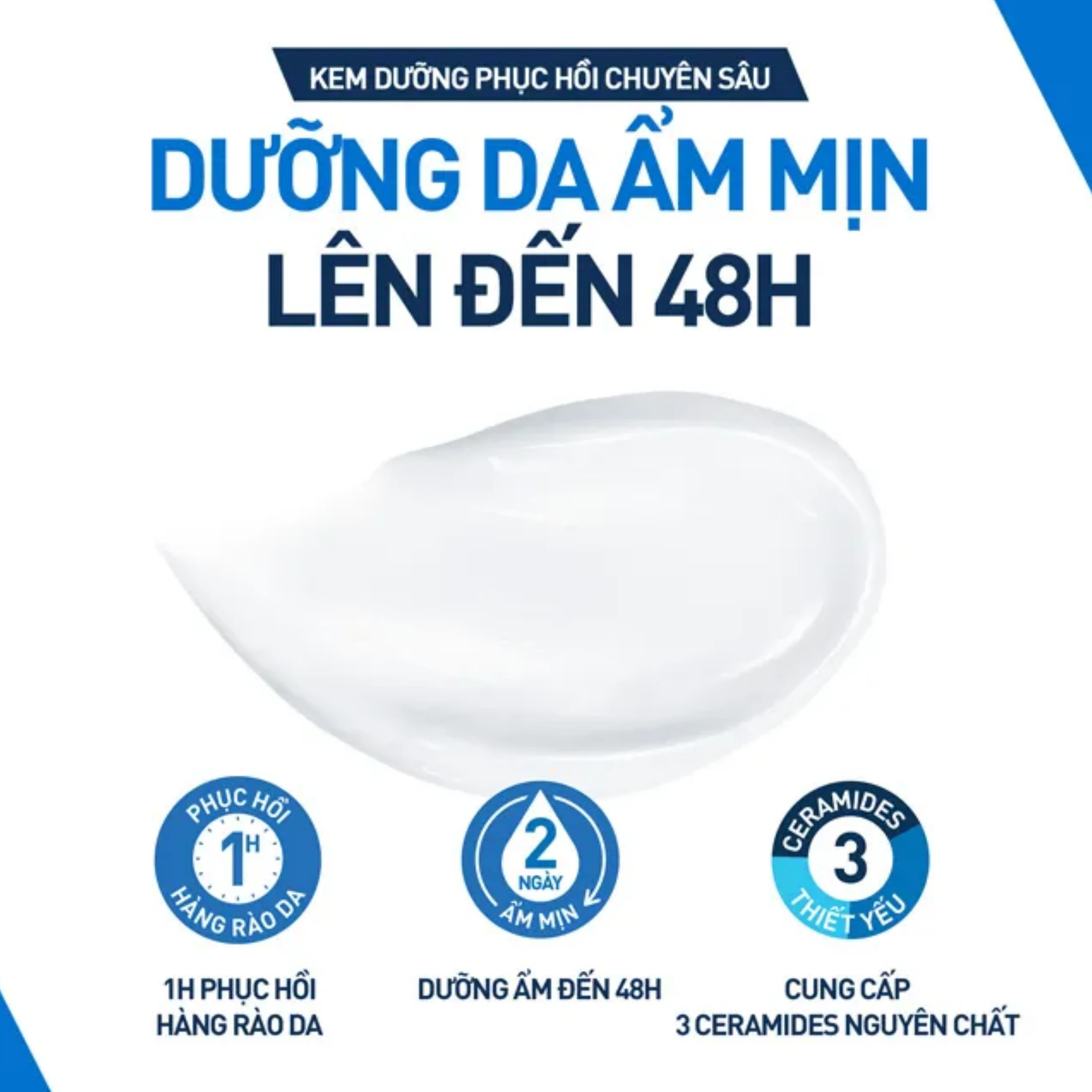 Kem dưỡng ẩm cho da khô CeraVe Moisturising Cream (50ml)
