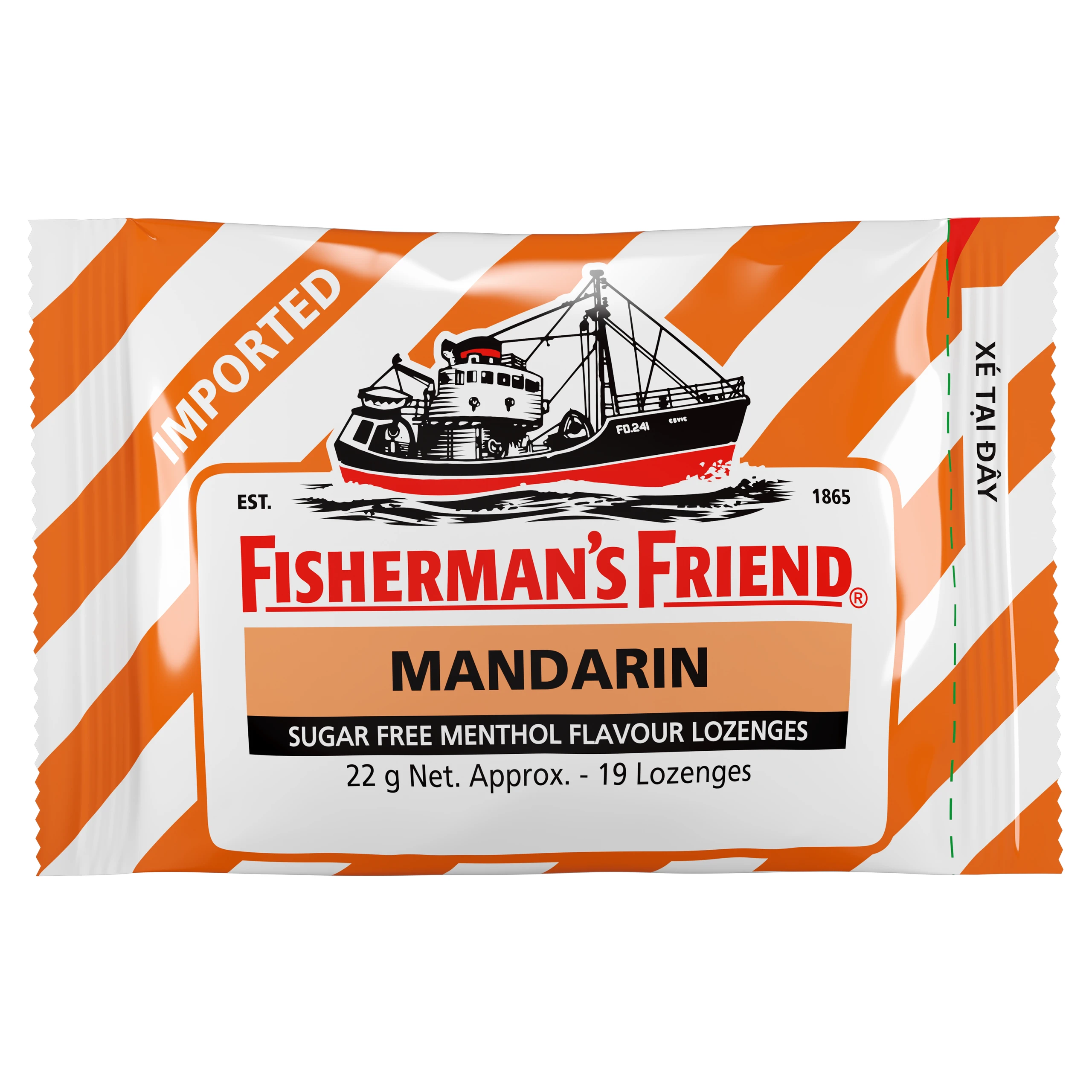 Kẹo Con Tàu Vị Quýt Fisherman's Friend 25g/22g 1