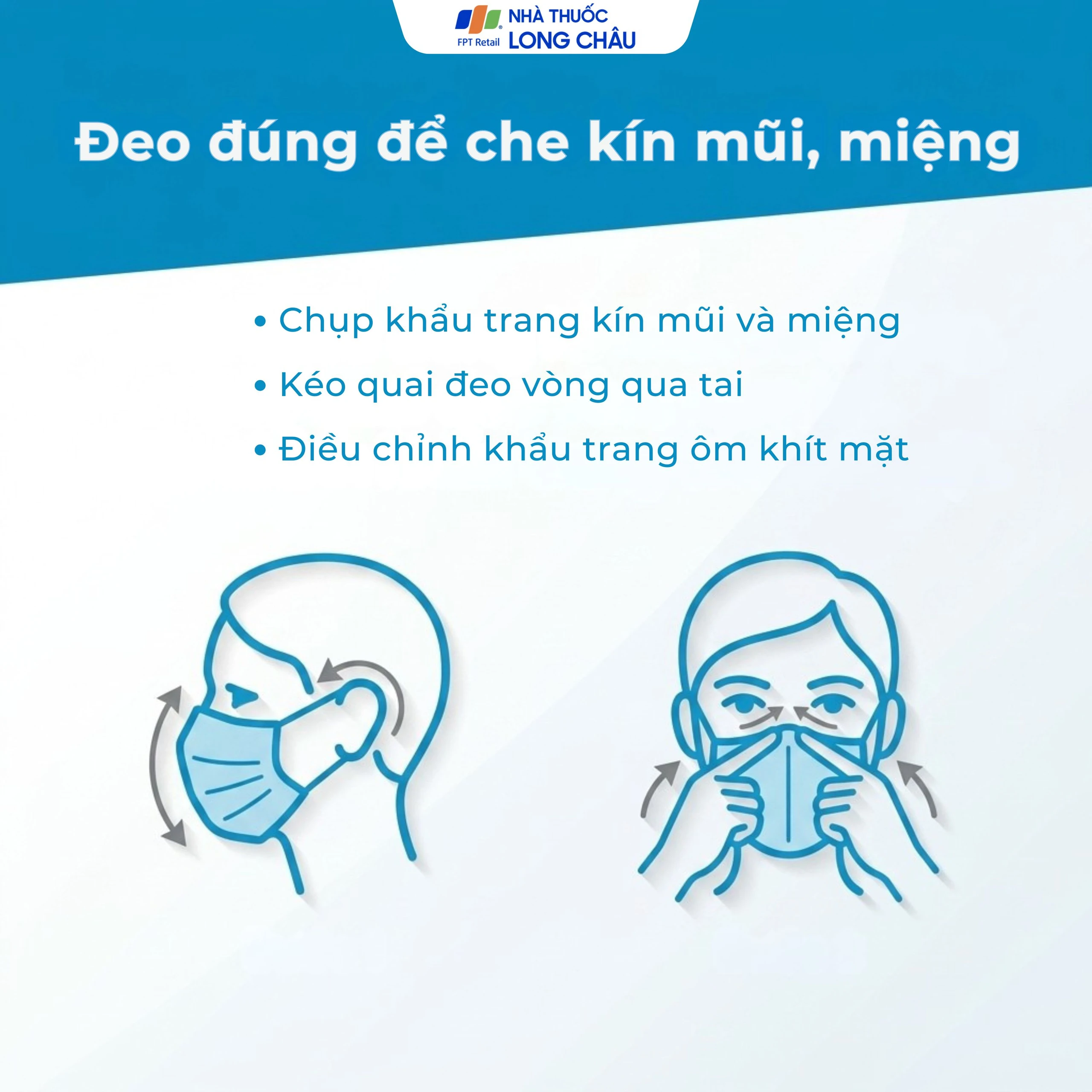 Khẩu trang 4 lớp Safefit màu trắng (50 cái) ngăn khói bụi, vi khuẩn