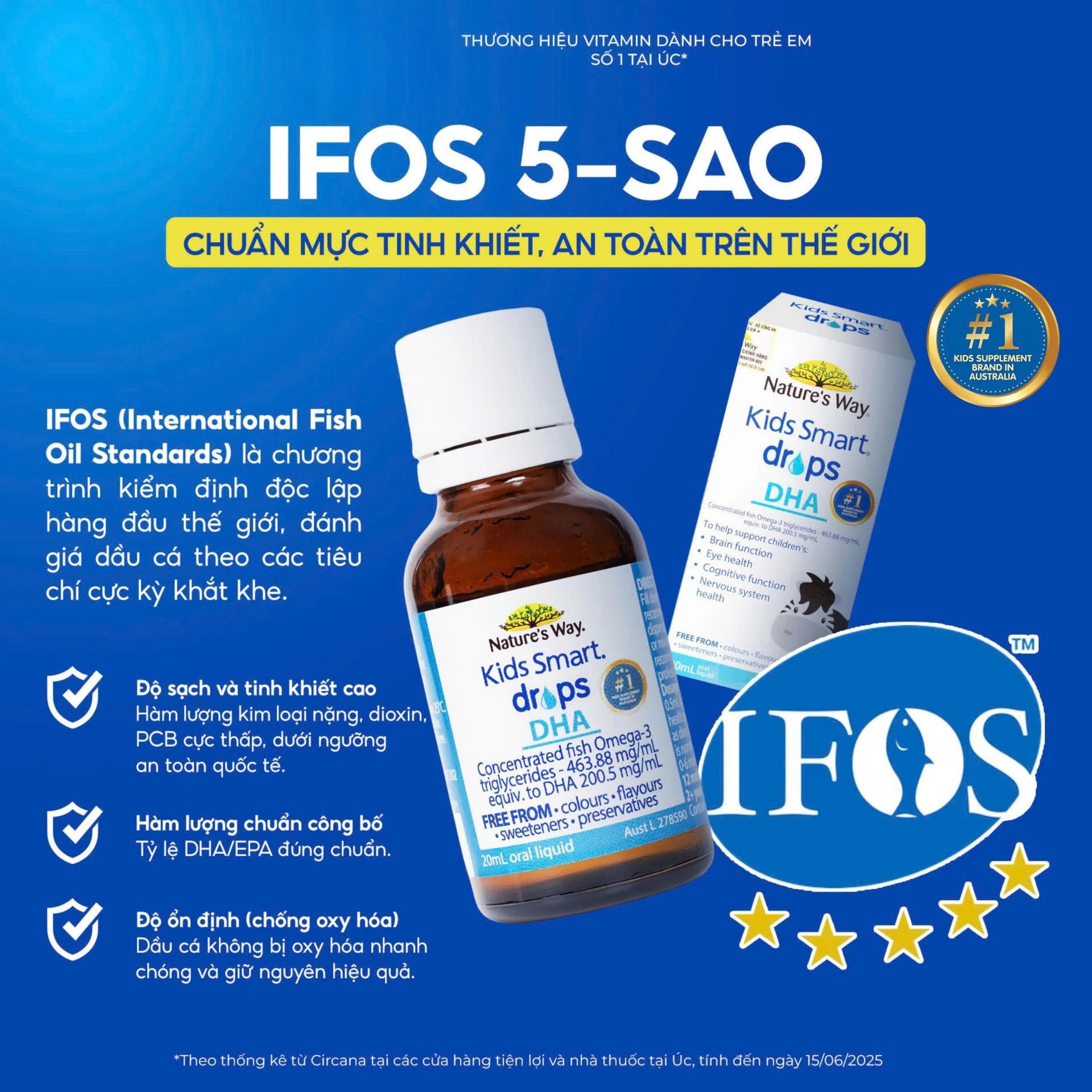 Siro bổ não Kids Smart Drops DHA Nature's Way (20ml) 9