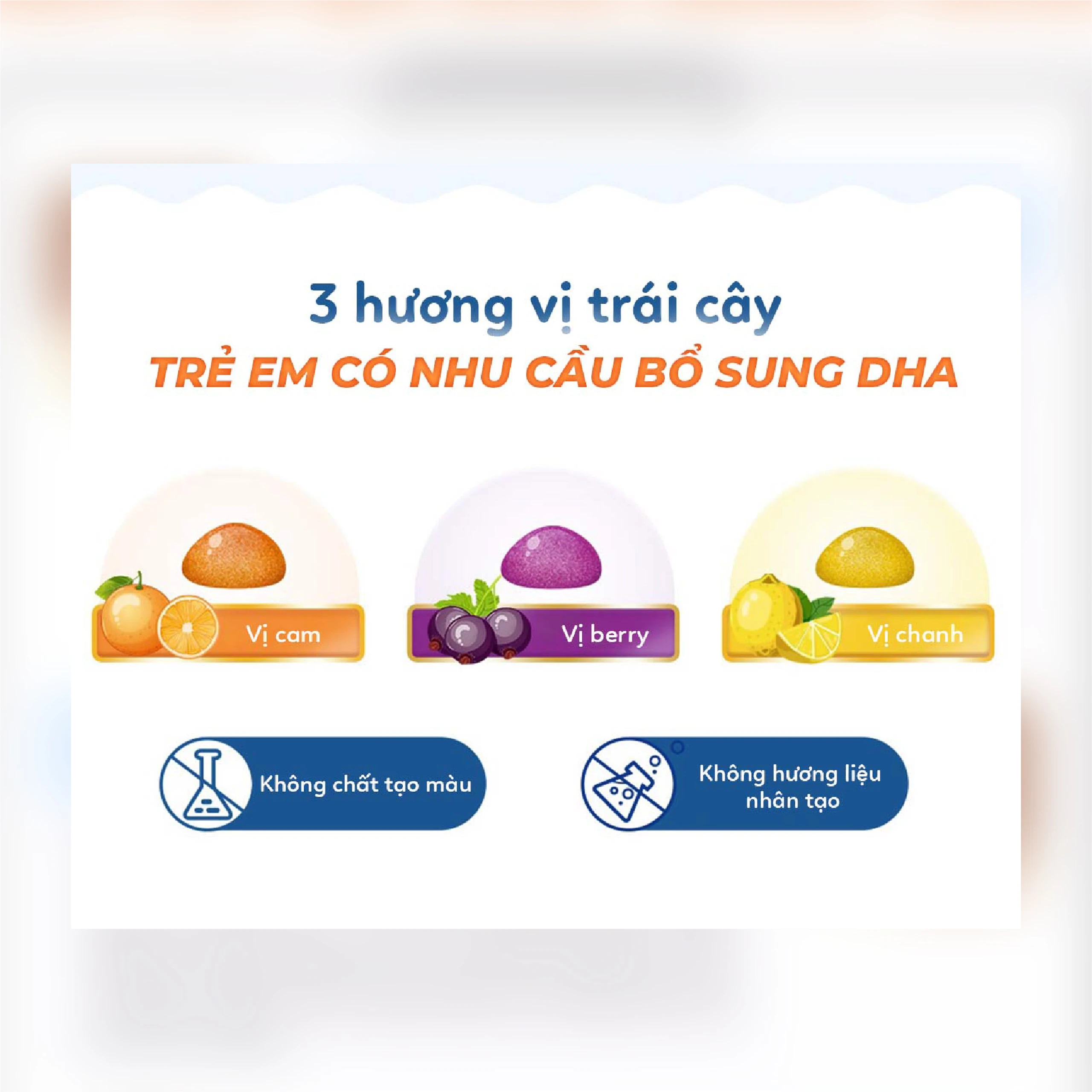 Viên nhai hỗ trợ bổ não Kids Smart Vita Gummies Omega-3 DHA Fish Oil Nature's Way (60 viên) 5