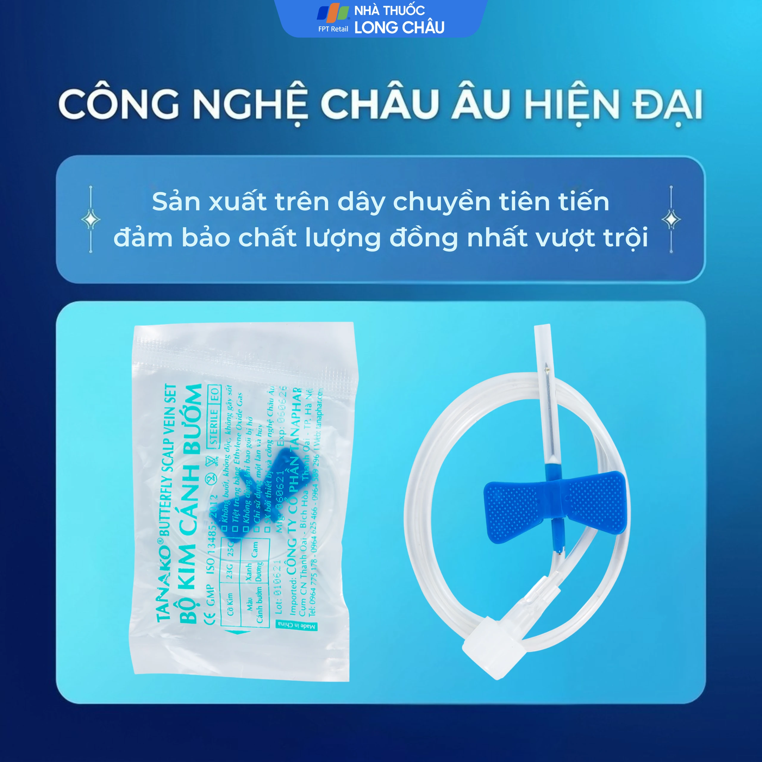 Kim bướm Tanako Tanaphar (100 cái) giúp cho kim không bị dịch chuyển 6