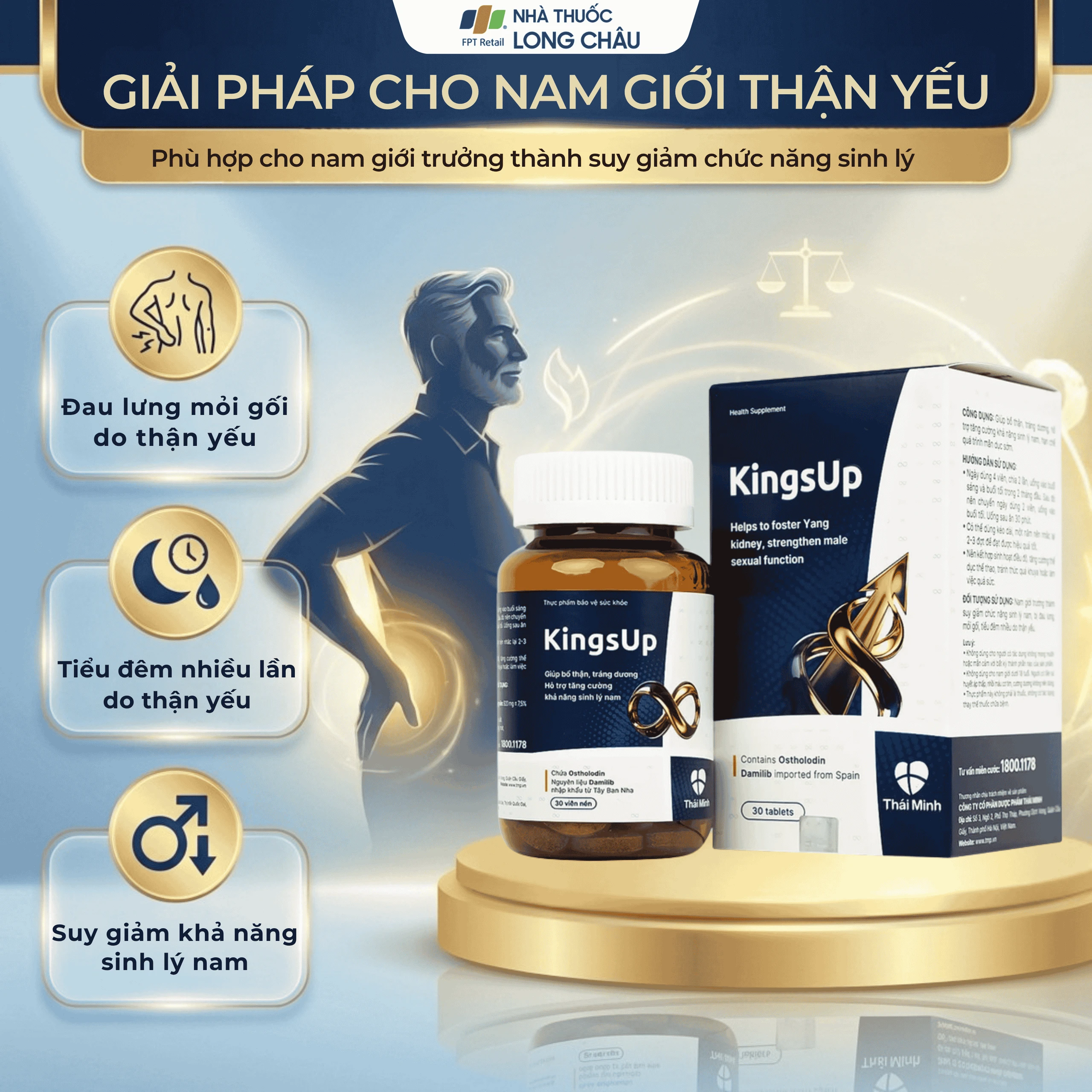 Viên uống hỗ trợ tăng cường sinh lý KingsUp Thái Minh (30 viên) 4