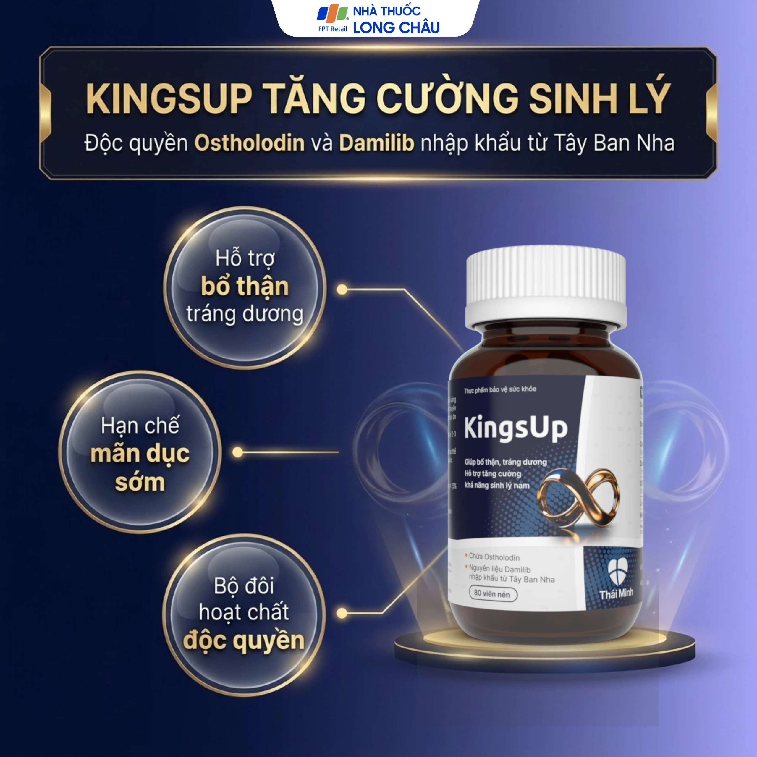 Viên uống KingsUp Thái Minh bổ thận, tráng dương, hỗ trợ tăng cường khả năng sinh lý nam (80 viên) 3