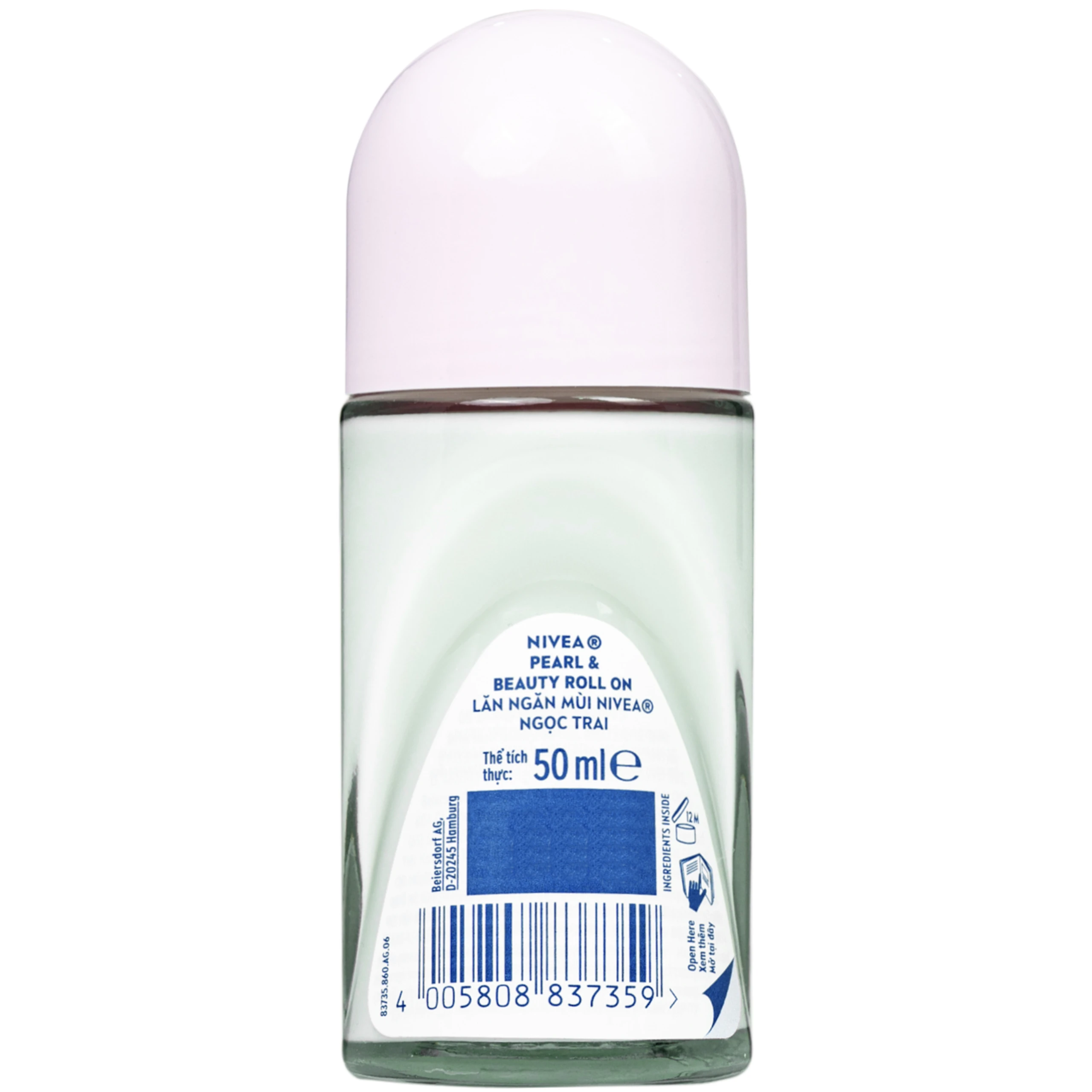 Lăn ngăn mùi Nivea Pearl Beauty giảm tiết mồ hôi và hiệu quả đến 48 giờ (50ml) 2