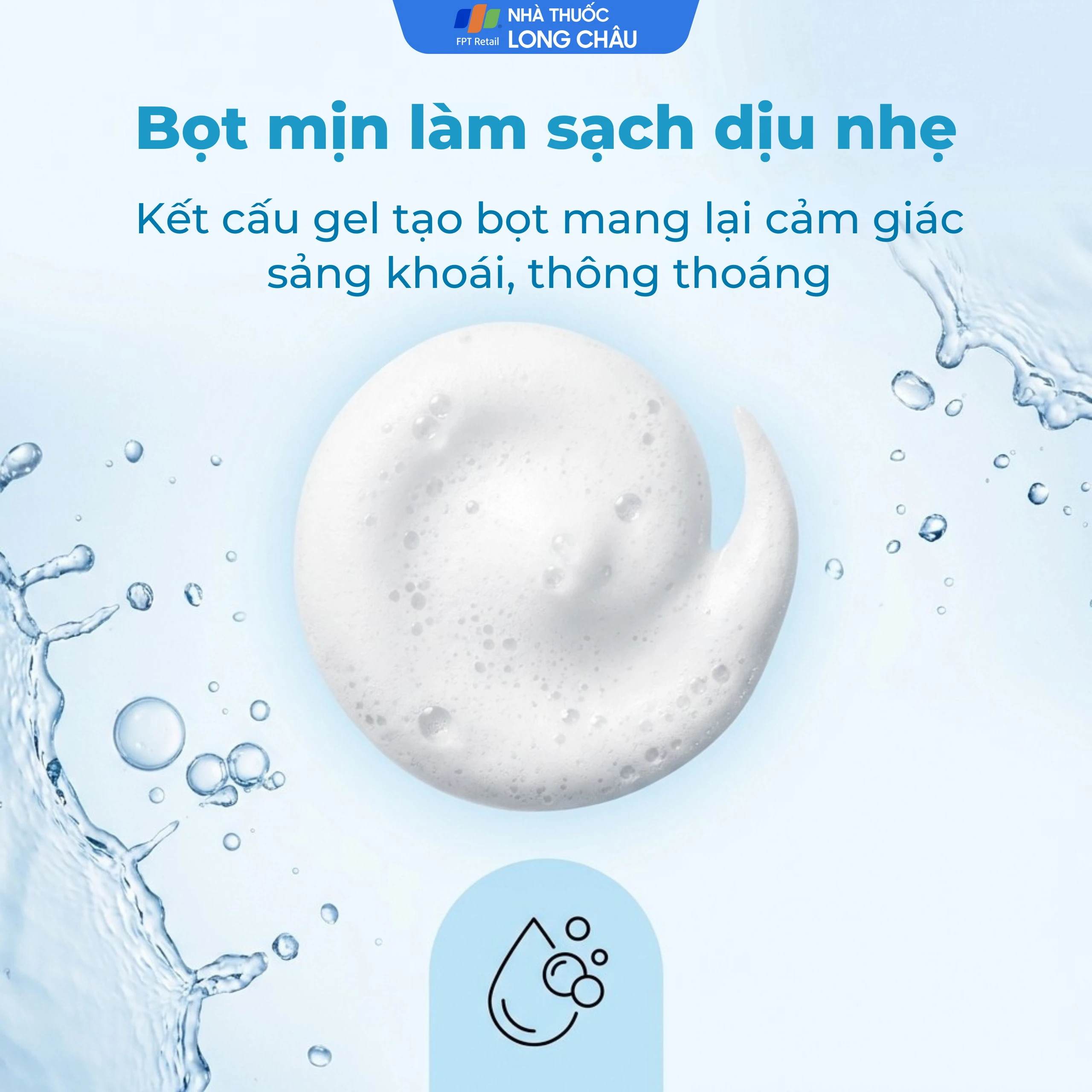 Gel rửa mặt tạo bọt do da dầu và nhạy cảm La Roche-posay Effaclar 50ml