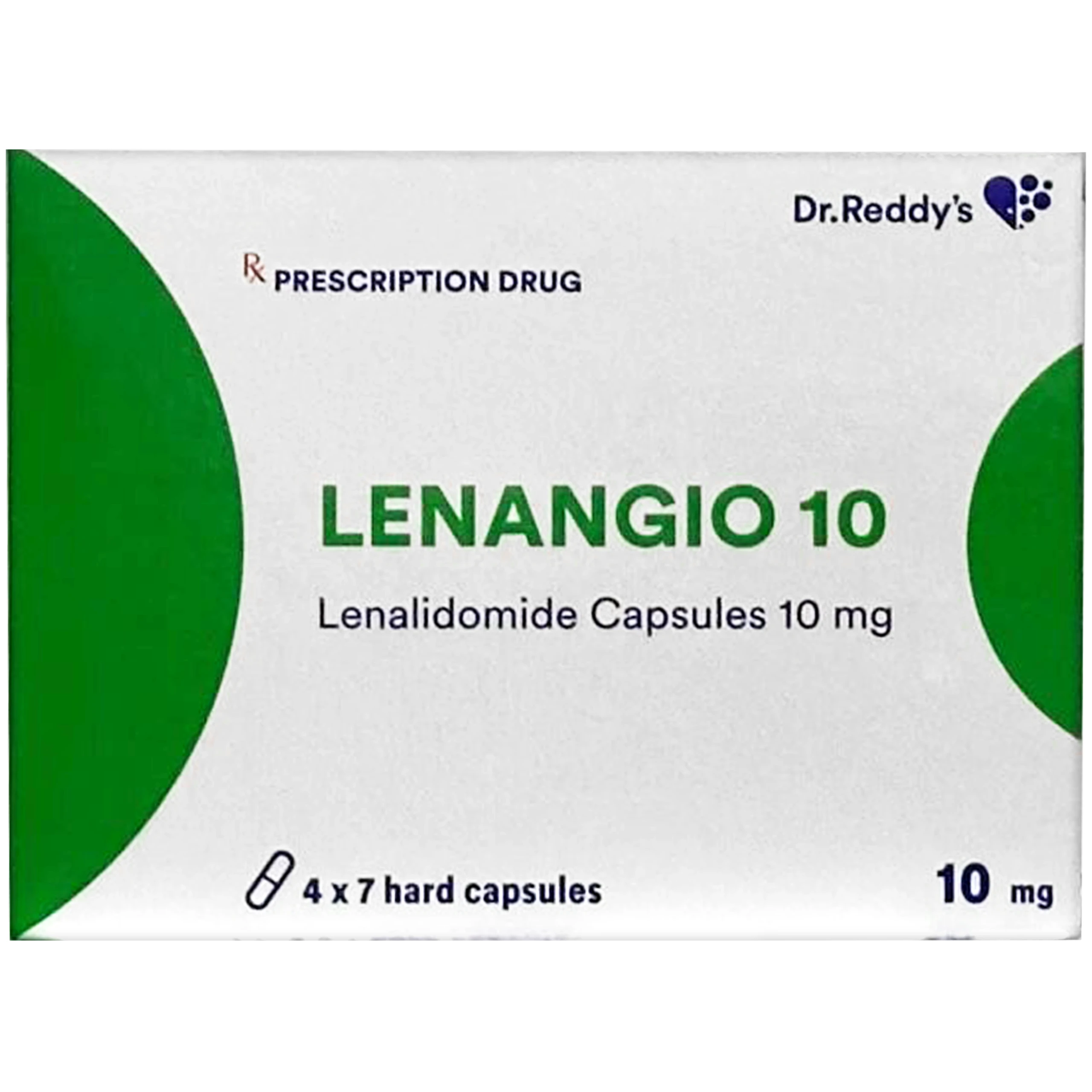 Thuốc Lenangio 10mg Dr.reddy's điều hòa miễn dịch, kháng sinh mạch, chống ung thư qua nhiều cơ chế (4 vỉ x 7 viên) 1