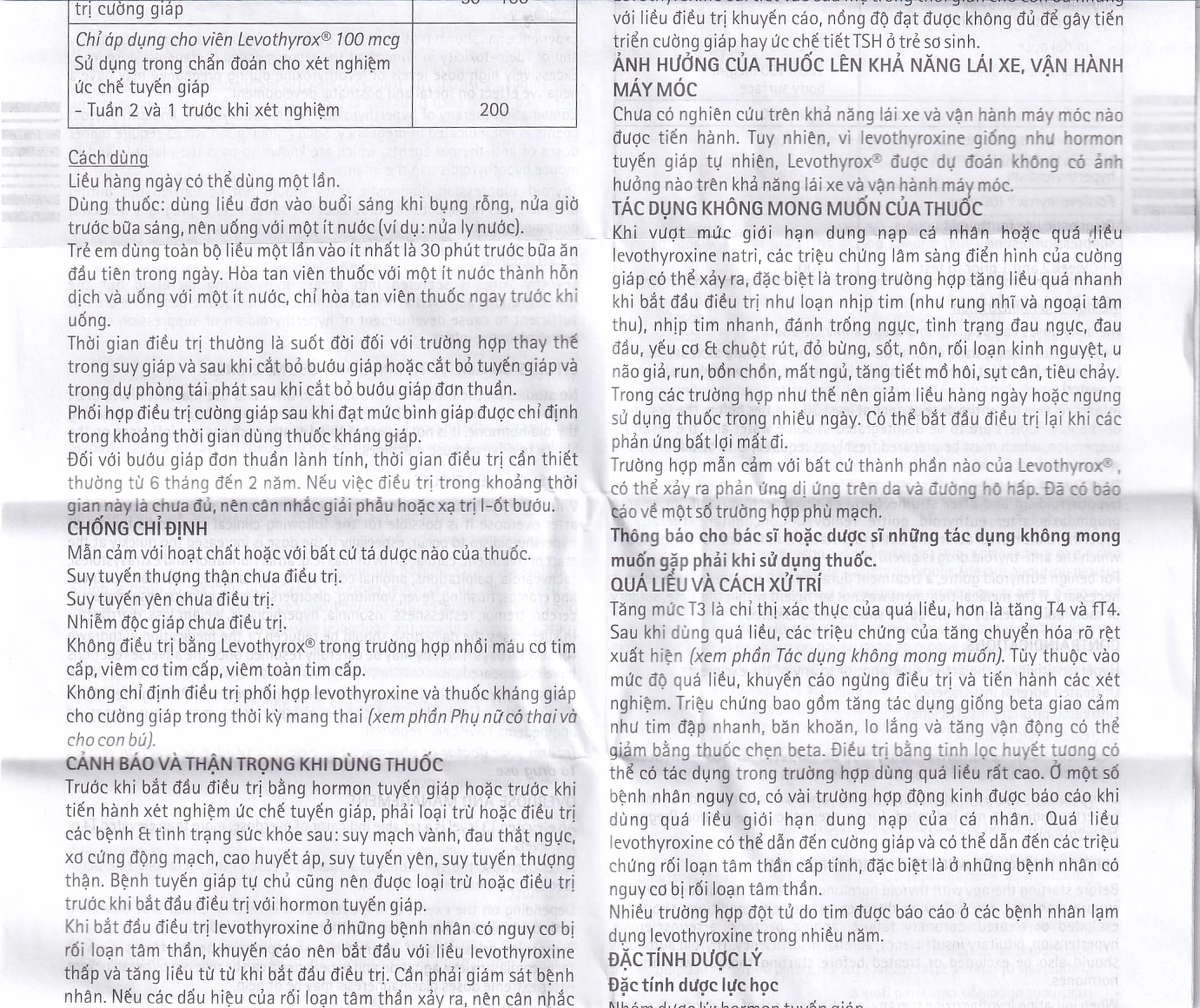 Thuốc Levothyrox 25µg Merck điều trị bướu giáp đơn thuần lành tính (2 vỉ x 15 viên)