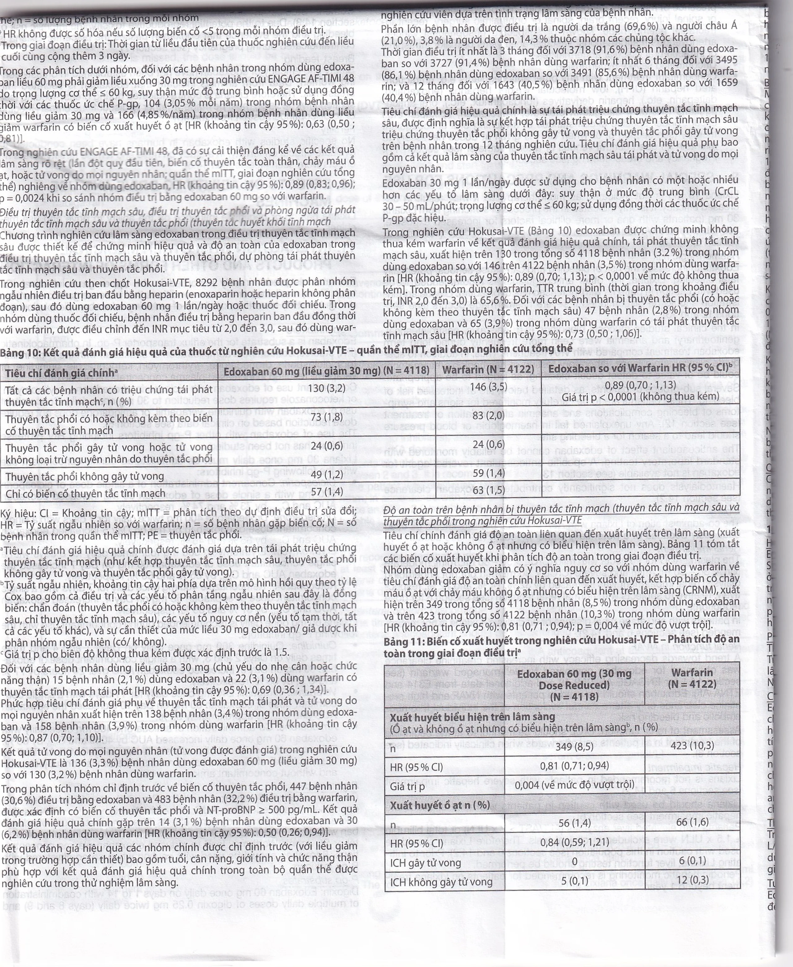 Thuốc Lixiana 60mg Daiichi-Sankyo phòng ngừa đột quỵ và cục máu đông (2 vỉ x 14 viên)