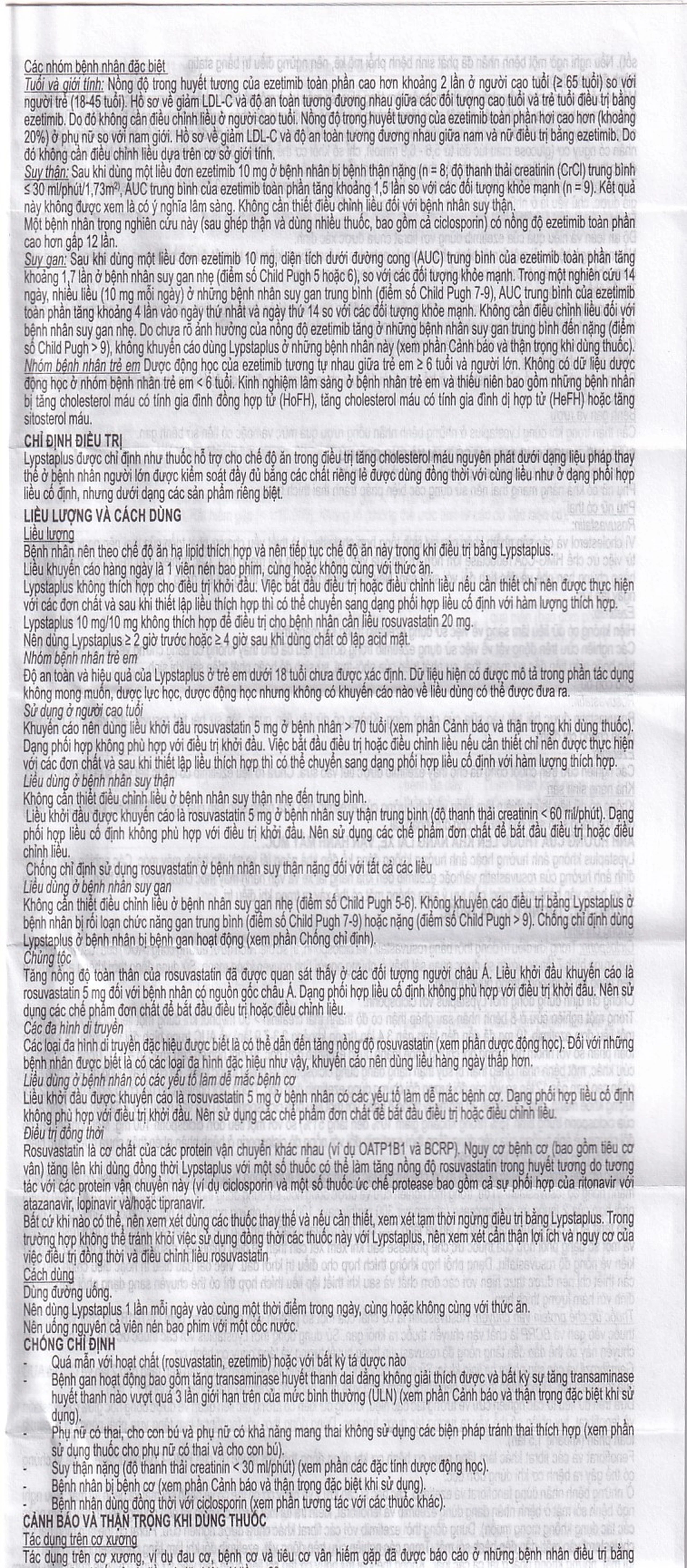 Viên nén Lypstaplus 20/10mg Abbott điều trị tăng cholesterol máu nguyên phát (3 vỉ x 10 viên)
