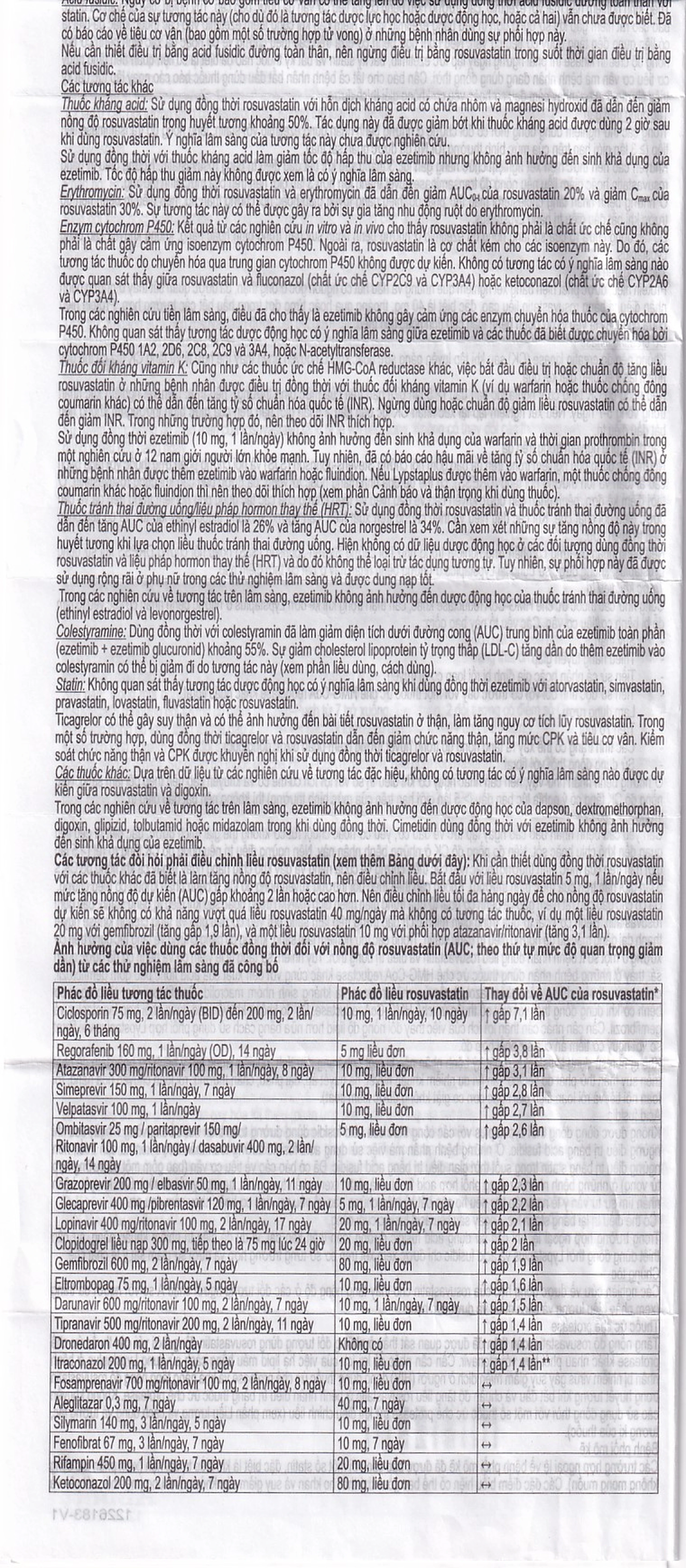 Viên nén Lypstaplus 10/10mg Abbott điều trị tăng cholesterol máu nguyên phát (3 vỉ x 10 viên)