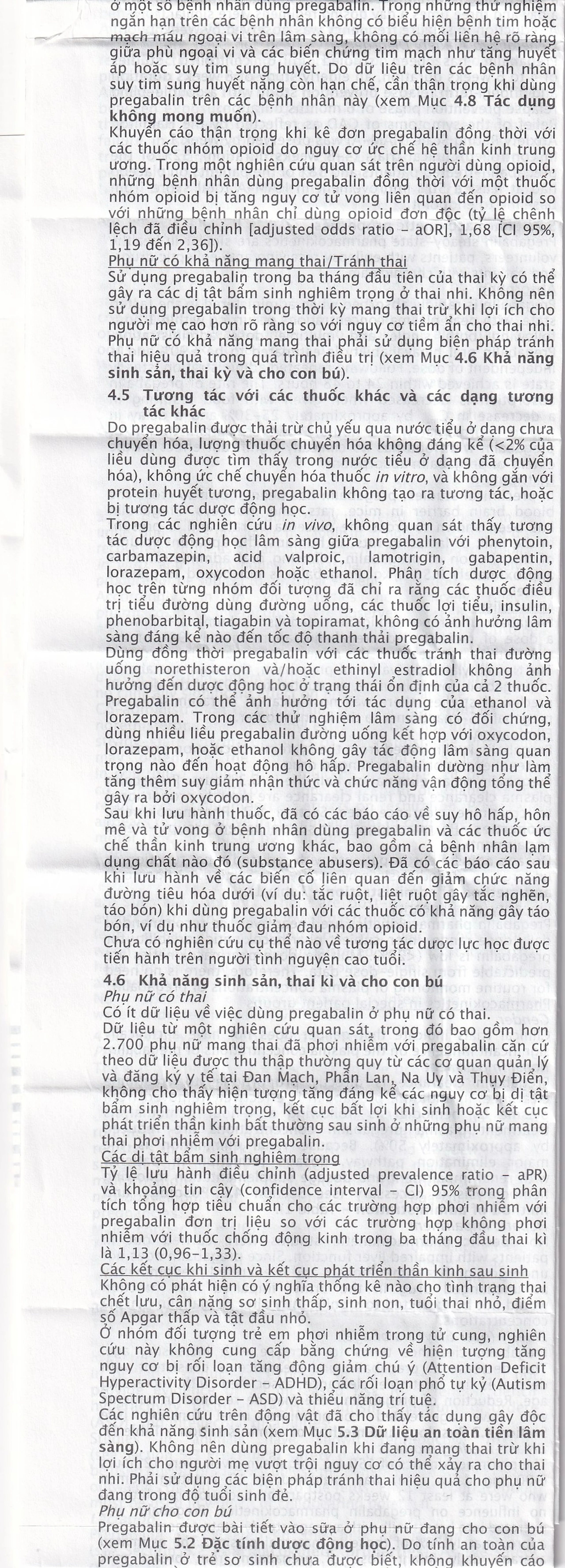 Viên nang cứng Lyrica 75mg Viatris điều trị đau thần kinh, động kinh cục bộ (4 vỉ x 14 viên) 