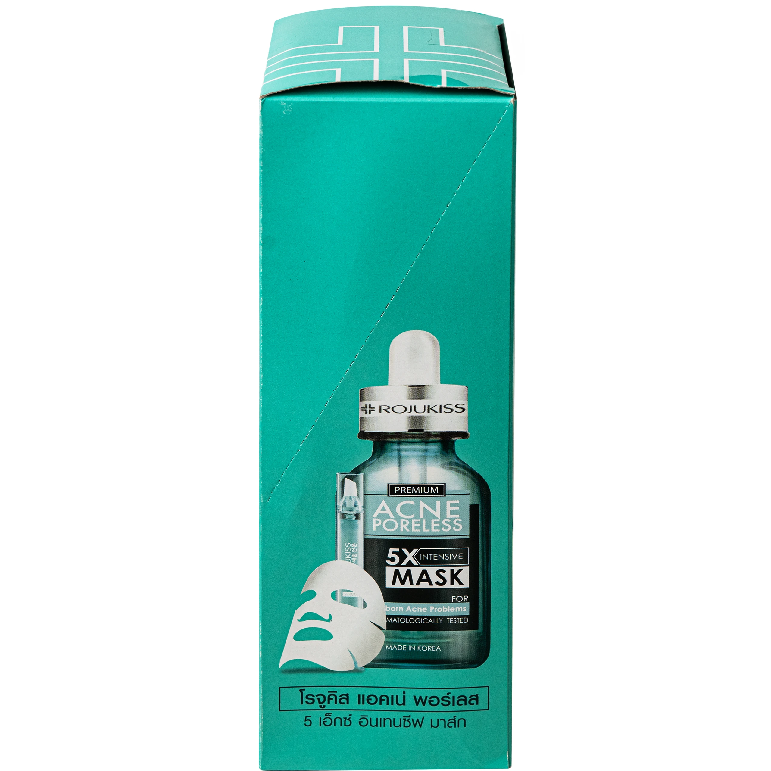 Mặt nạ Rojukiss Acne Poreless 5X giúp se khít lỗ chân lông, ngừa mụn cho da dầu (Hộp 12 miếng) 4
