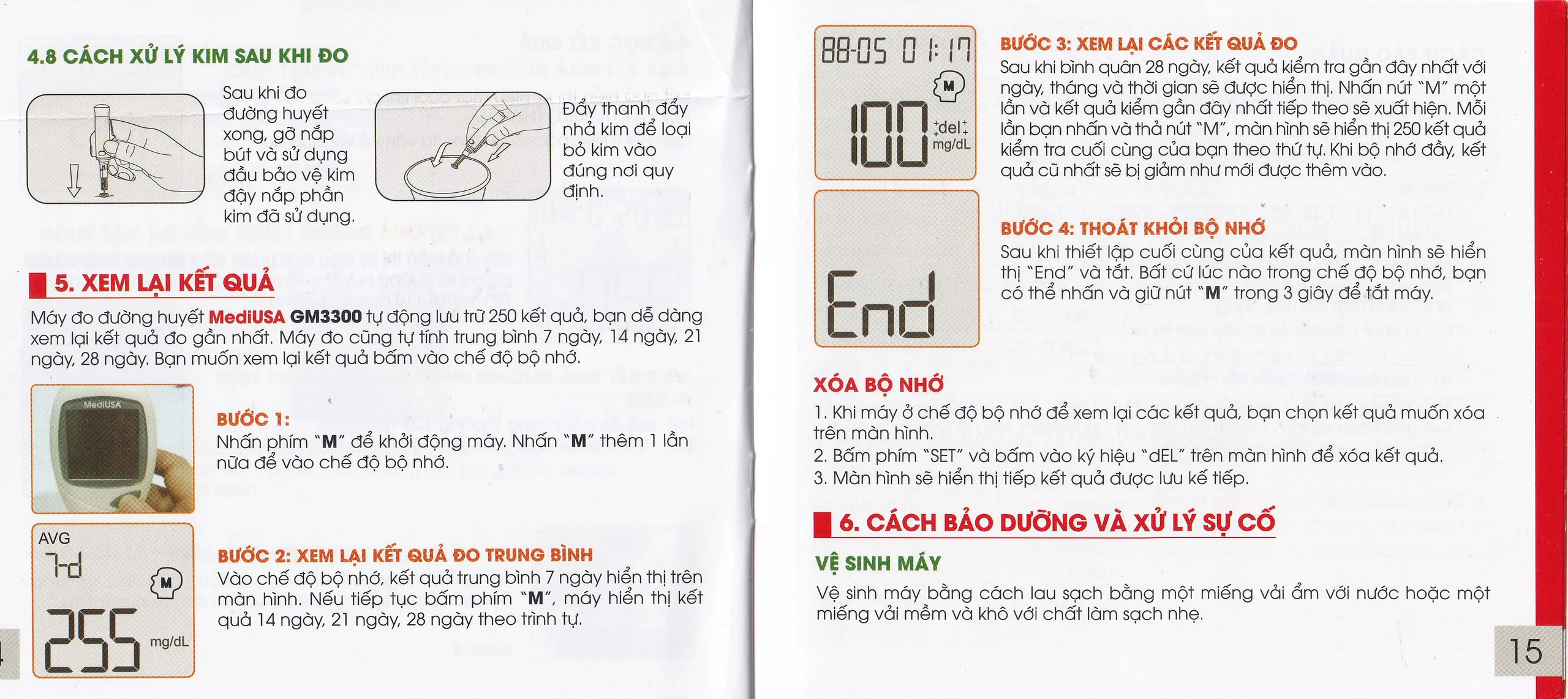 Máy đo đường huyết MediUsa GM3300 hỗ trợ theo dõi, kiểm soát lượng đường trong máu