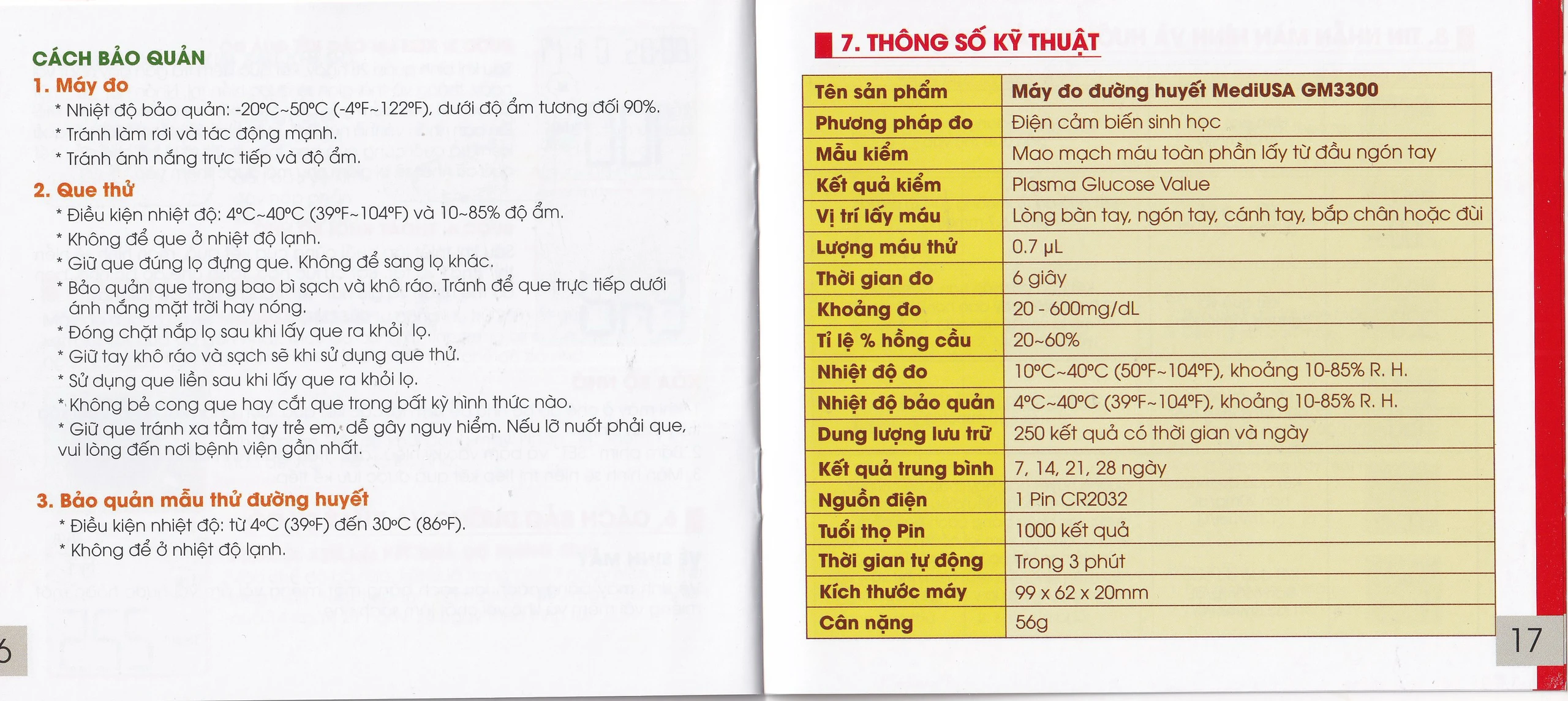 Máy đo đường huyết MediUsa GM3300 hỗ trợ theo dõi, kiểm soát lượng đường trong máu