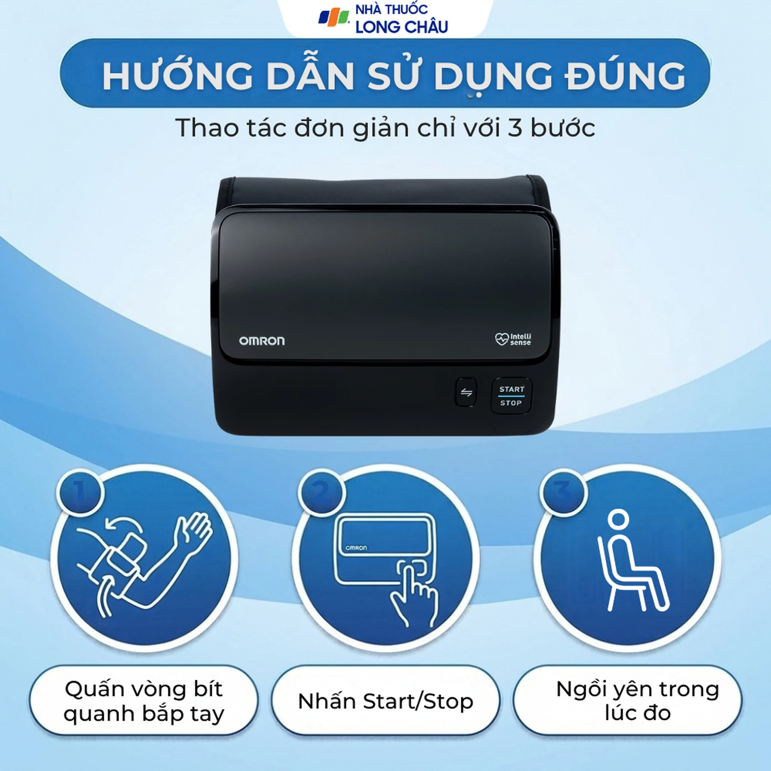 Máy đo huyết áp bắp tay không dây Omron HEM 7600T hỗ trợ đo huyết áp, nhịp tim 6