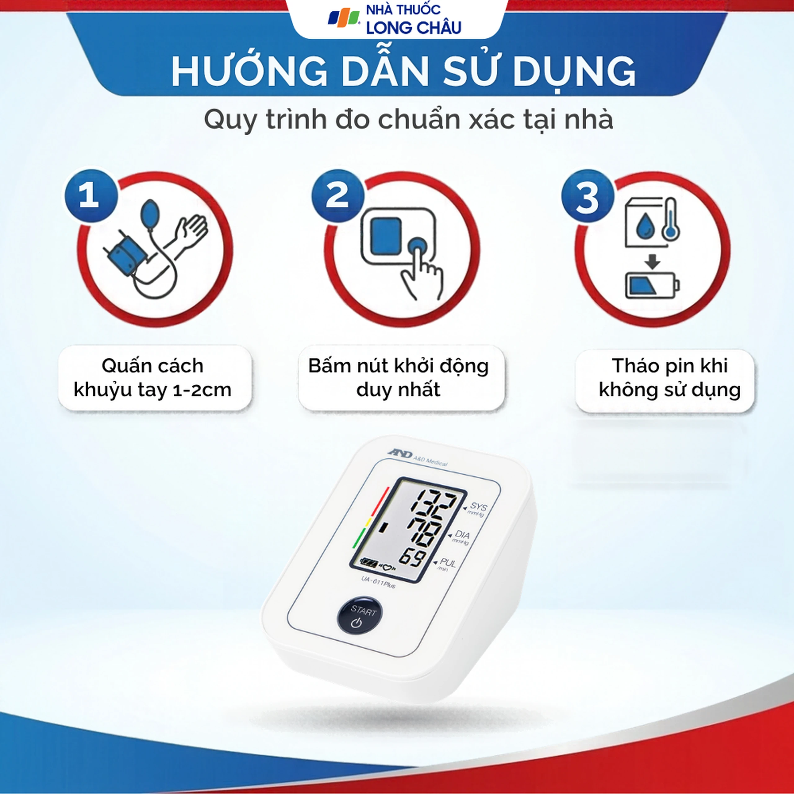 Máy đo huyết áp bắp tay AND UA-611 Plus Afib hỗ trợ đo huyết áp, cảnh báo đột quỵ 5