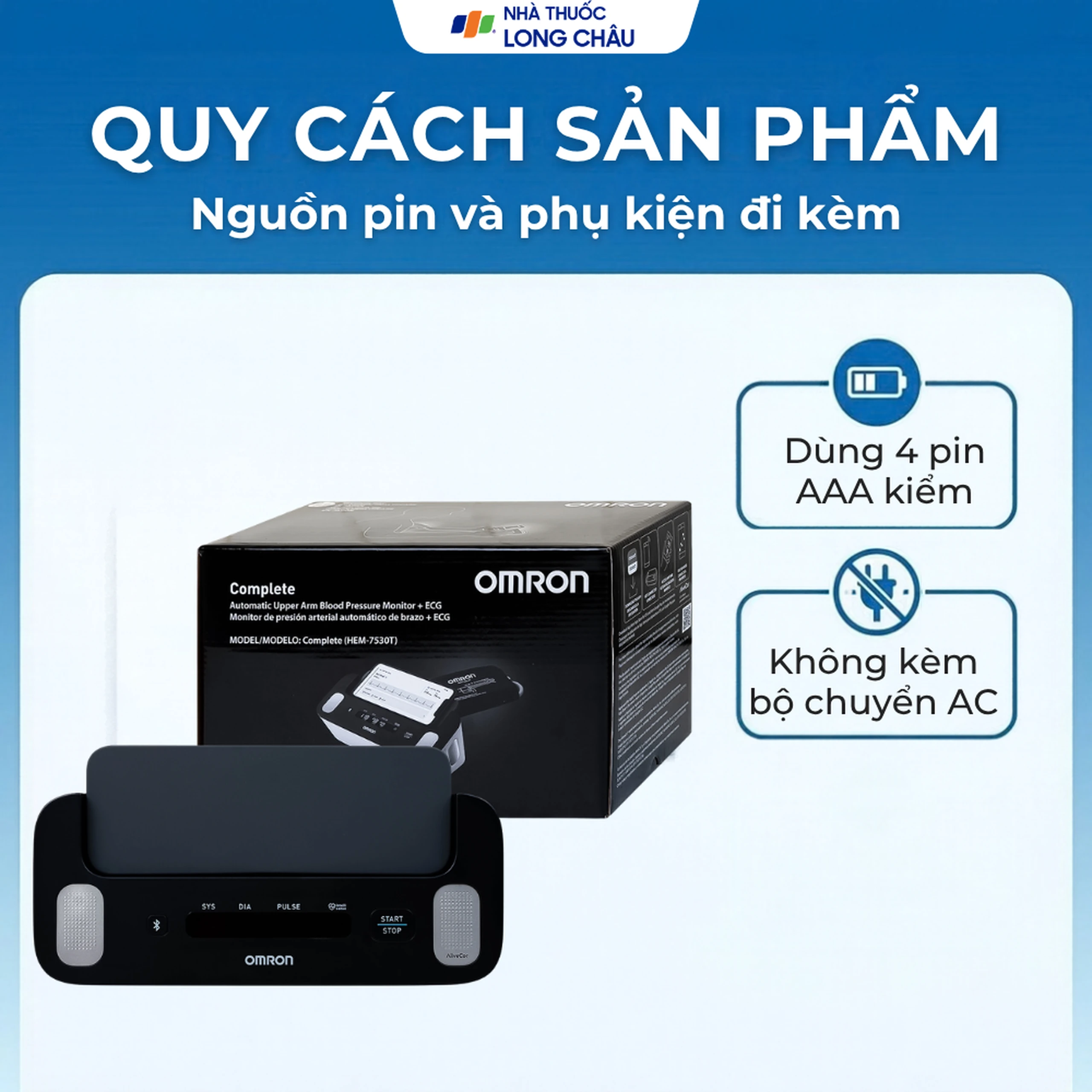 Máy đo huyết áp và Điện tâm đồ ECG Omron HEM 7530T giúp cảnh báo rối loạn nhịp tim, đột quỵ 7