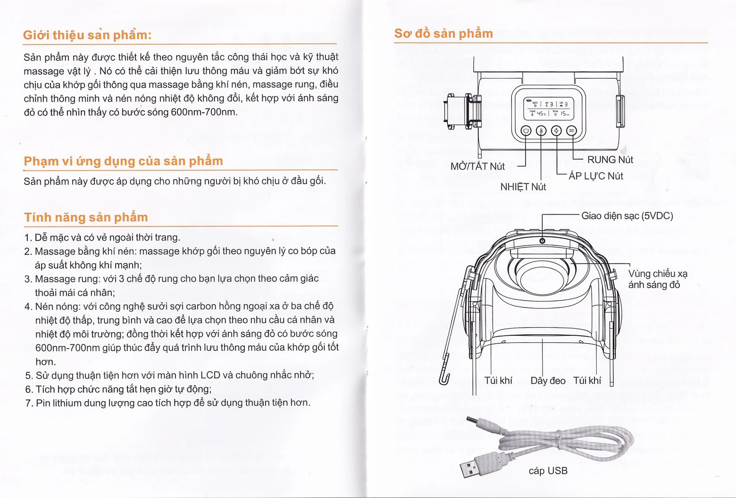 Máy massage (mát xa) đầu gối Fuji PG-2015F3 giúp cải thiện lưu thông máu và giảm bớt sự khó chịu của khớp gối
