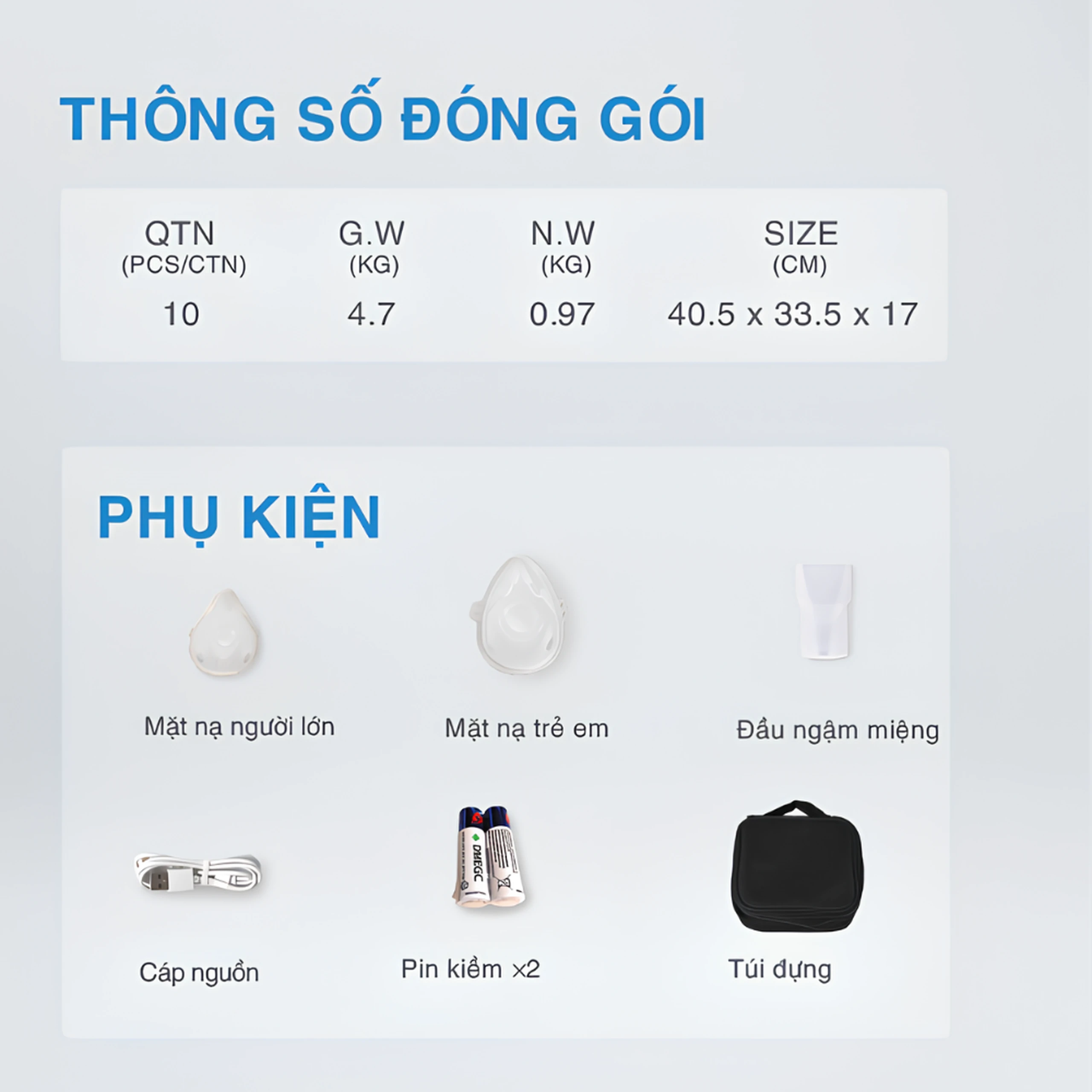 Máy xông khí dung cầm tay Yuwell M103 hỗ trợ điều trị bệnh lý về đường hô hấp 4