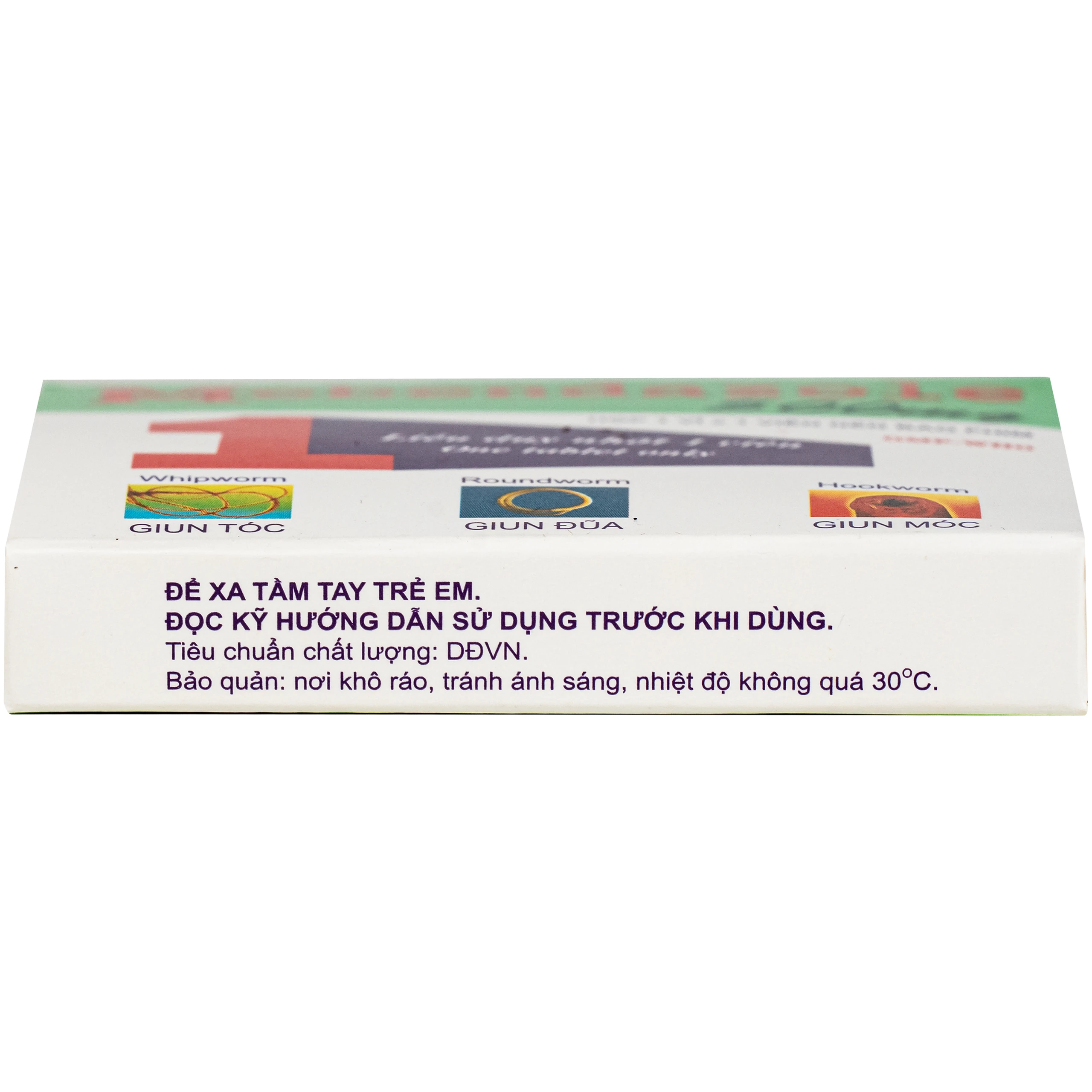 Viên nén Mebendazole 500mg Mekophar điều trị nhiễm một hay nhiều loại giun (1 viên) 4