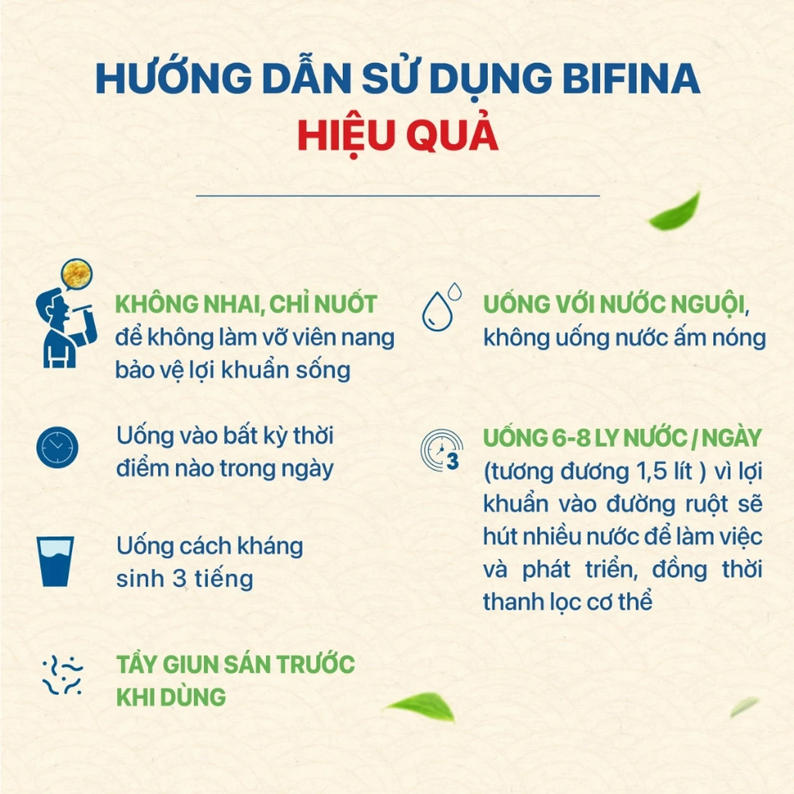 Men vi sinh bổ sung lợi khuẩn cho hệ tiêu hóa Bifina R Health Aid (60 gói) 5