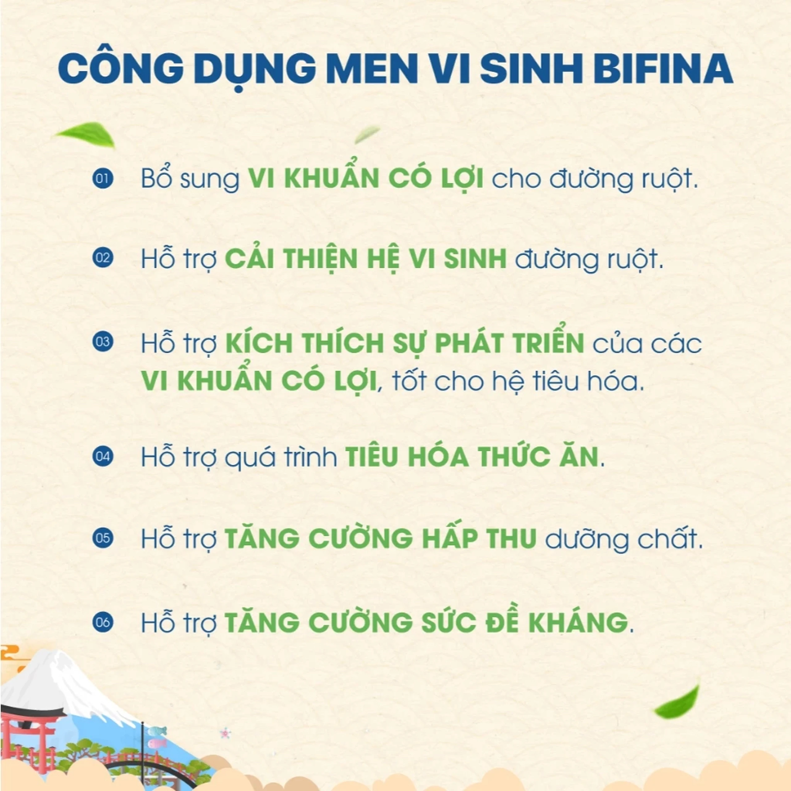 Men vi sinh bổ sung lợi khuẩn cho hệ tiêu hóa Bifina R Health Aid (60 gói) 4
